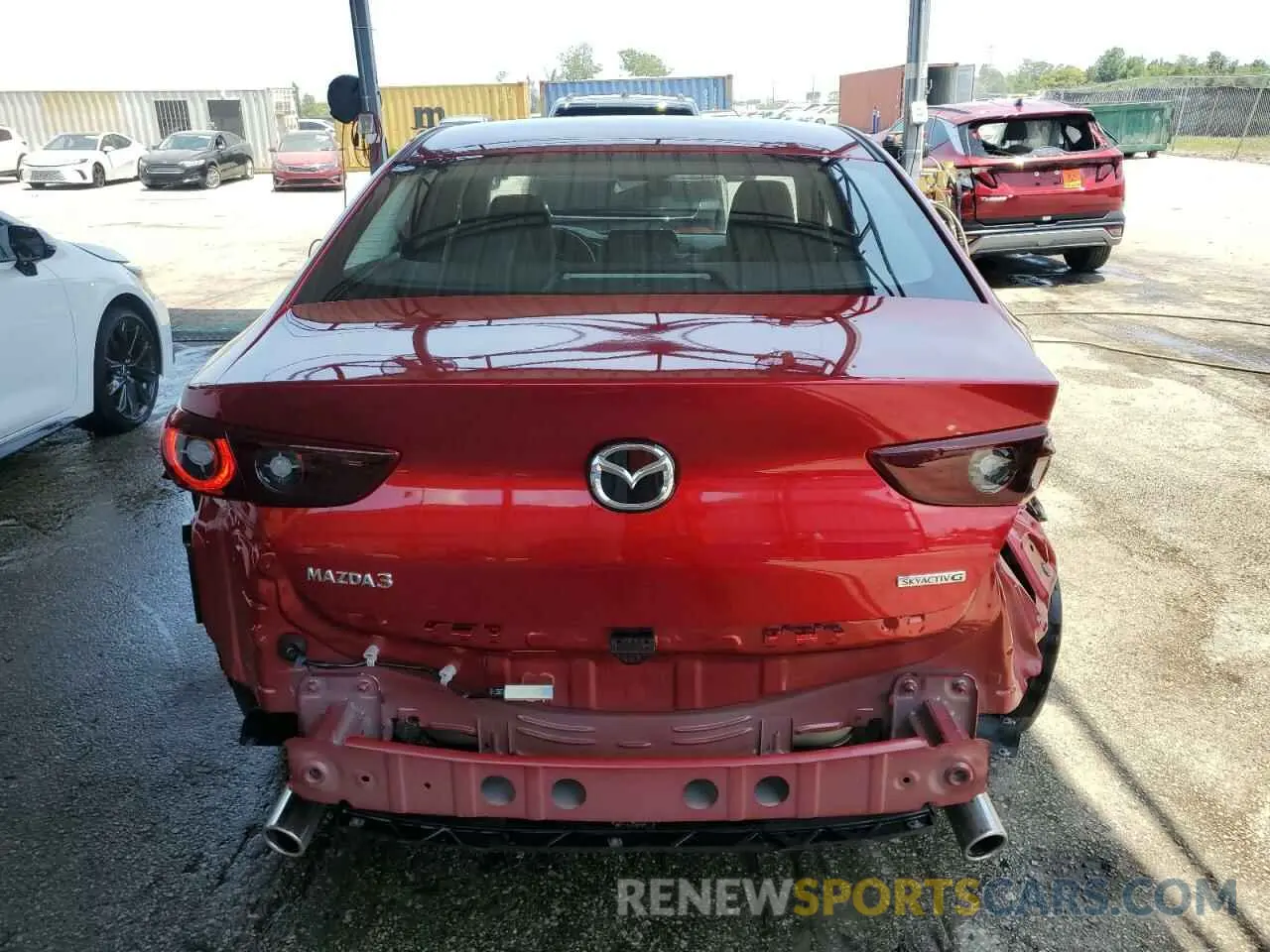 6 Photograph of a damaged car JM1BPACM7S1774204 MAZDA 3 2025