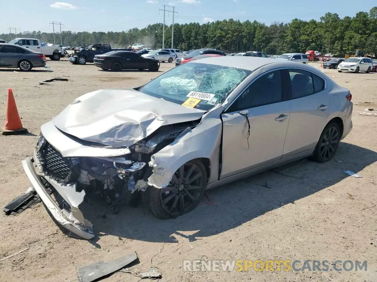 1 Photograph of a damaged car 3MZBPABM2RM422482 MAZDA 3 SELECT S 2024