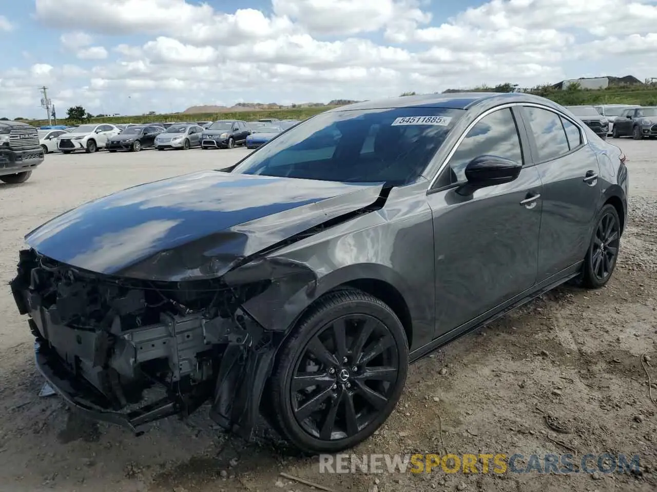 1 Photograph of a damaged car 3MZBPABM3RM405450 MAZDA 3 SELECT S 2024