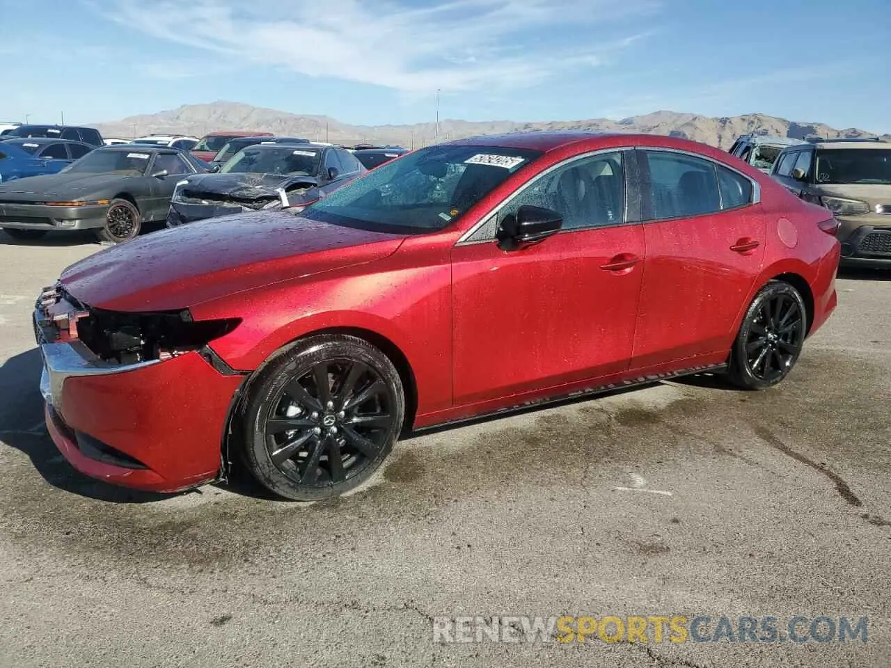 1 Photograph of a damaged car 3MZBPABM4RM413489 MAZDA 3 SELECT S 2024