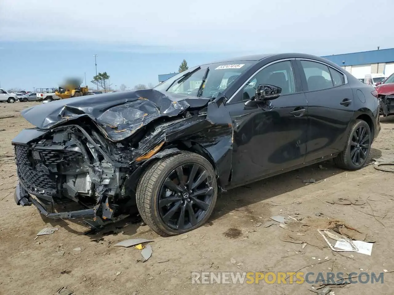 1 Photograph of a damaged car 3MZBPABM4RM415114 MAZDA 3 SELECT S 2024