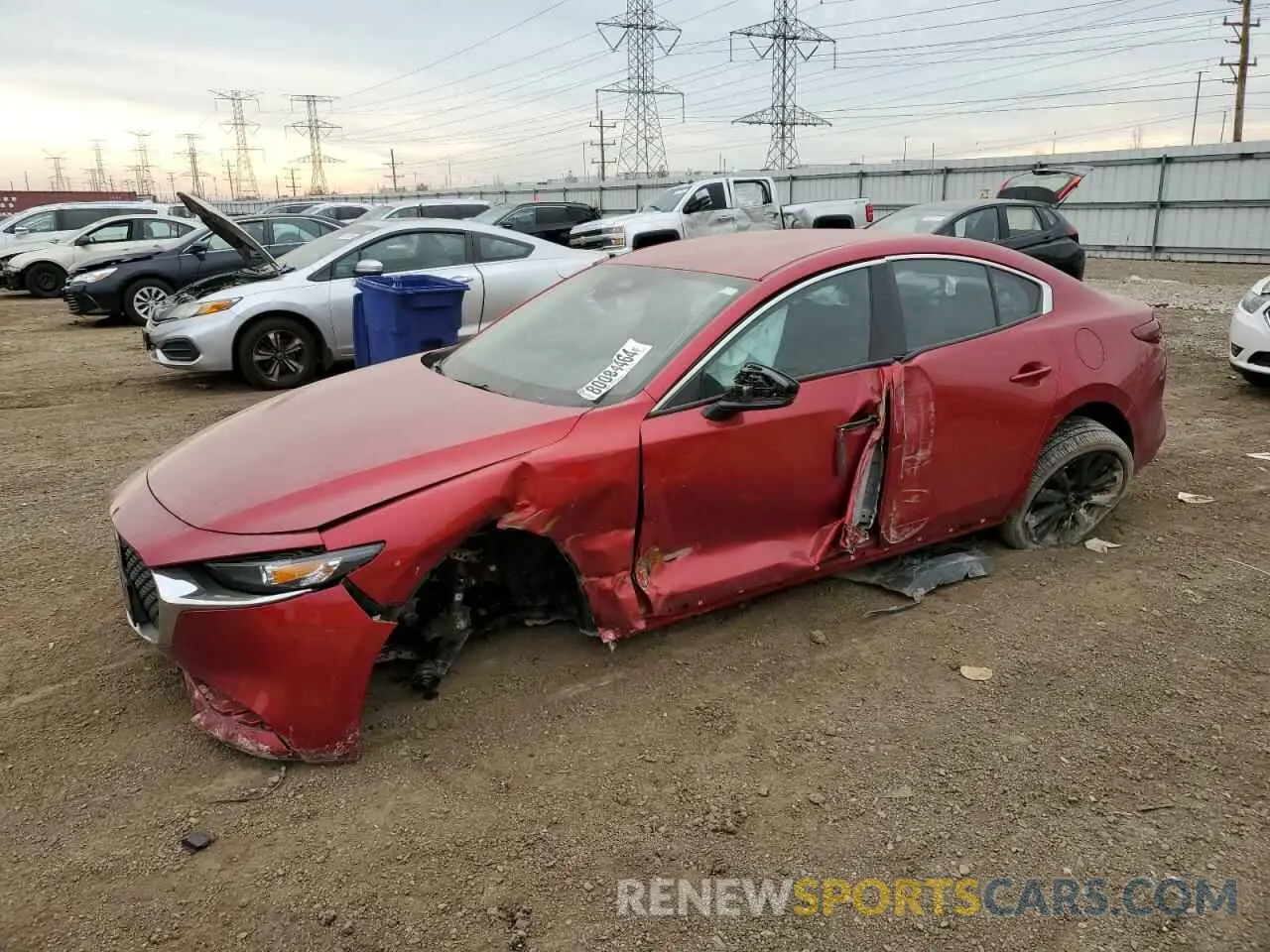 1 Photograph of a damaged car 3MZBPABM8RM401670 MAZDA 3 SELECT S 2024