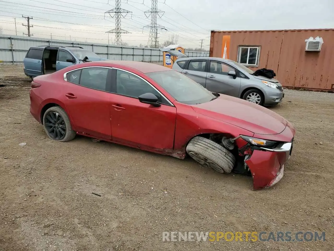 4 Photograph of a damaged car 3MZBPABM8RM401670 MAZDA 3 SELECT S 2024