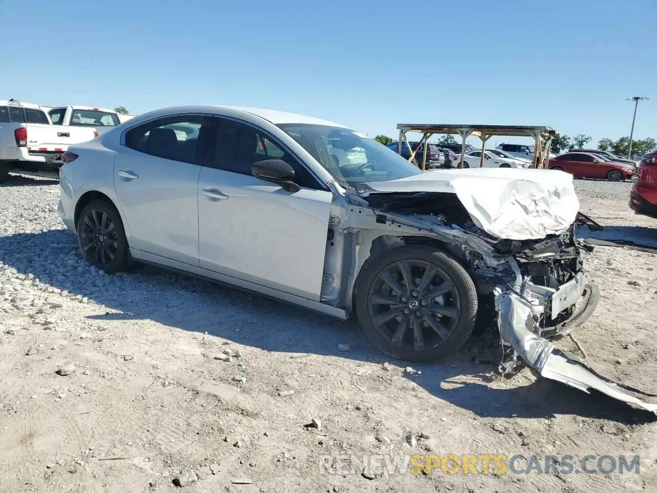 4 Photograph of a damaged car 3MZBPABMXSM455123 MAZDA 3 SELECT S 2025