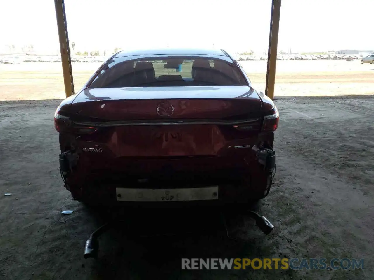 6 Photograph of a damaged car JM1GL1VM7K1507336 MAZDA 6 2019