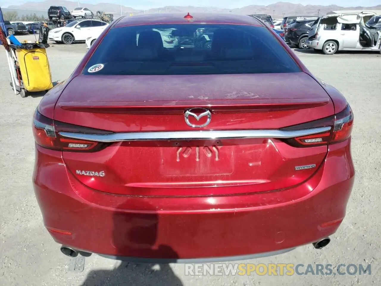 6 Photograph of a damaged car JM1GL1WY9K1508859 MAZDA 6 2019