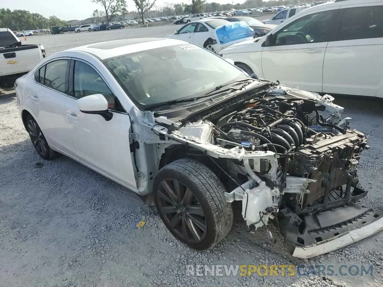 4 Photograph of a damaged car JM1GL1VM2L1511070 MAZDA 6 2020