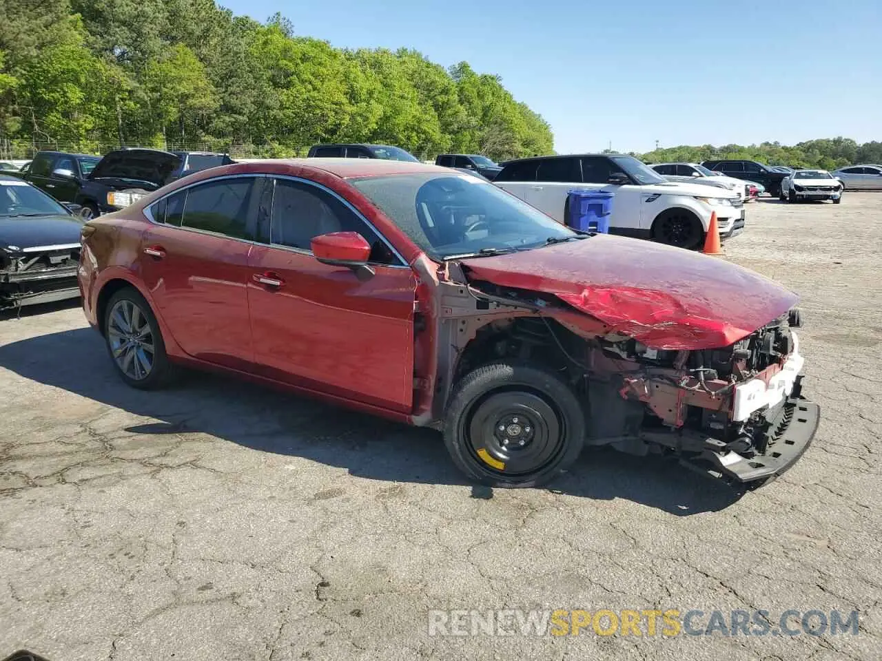 4 Photograph of a damaged car JM1GL1TY4M1616684 MAZDA 6 2021