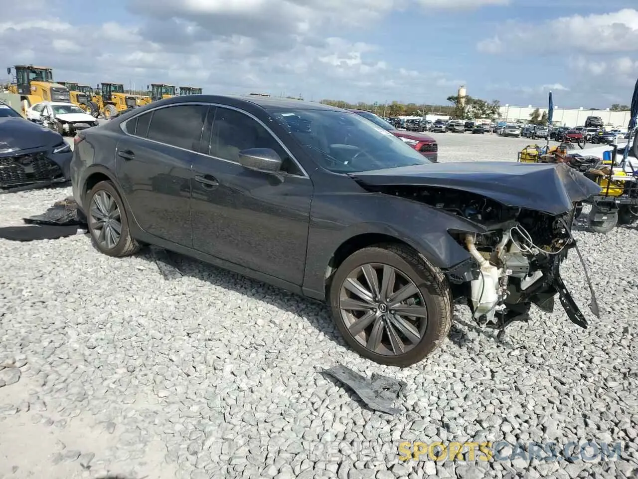 4 Photograph of a damaged car JM1GL1TY5M1617035 MAZDA 6 2021