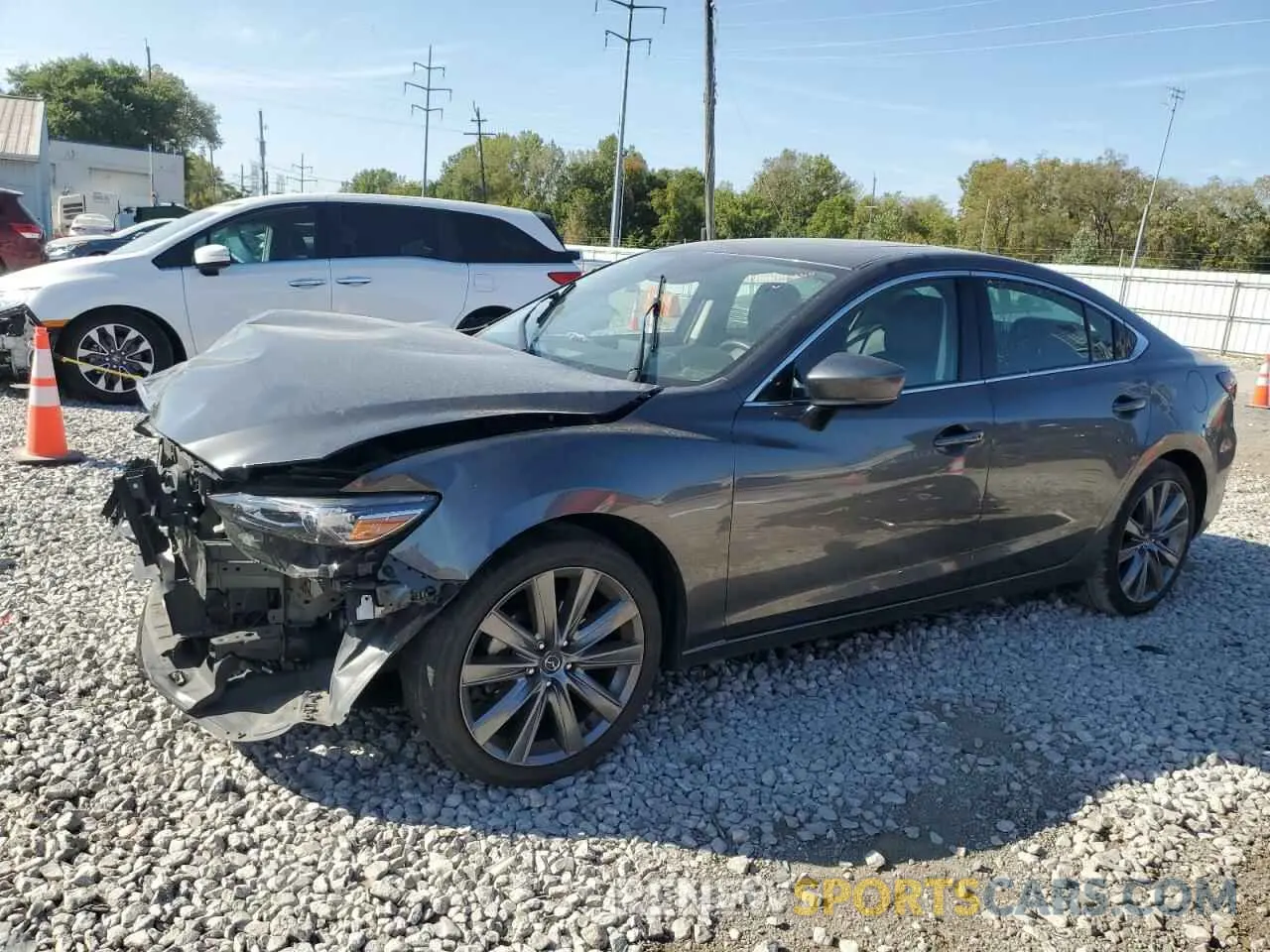 1 Photograph of a damaged car JM1GL1VM4M1603945 MAZDA 6 2021