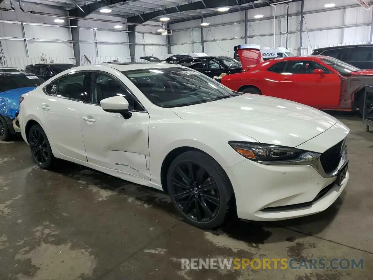 4 Photograph of a damaged car JM1GL1VM7M1608296 MAZDA 6 2021