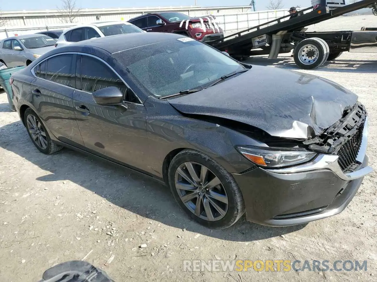 4 Photograph of a damaged car JM1GL1VMXM1613606 MAZDA 6 2021