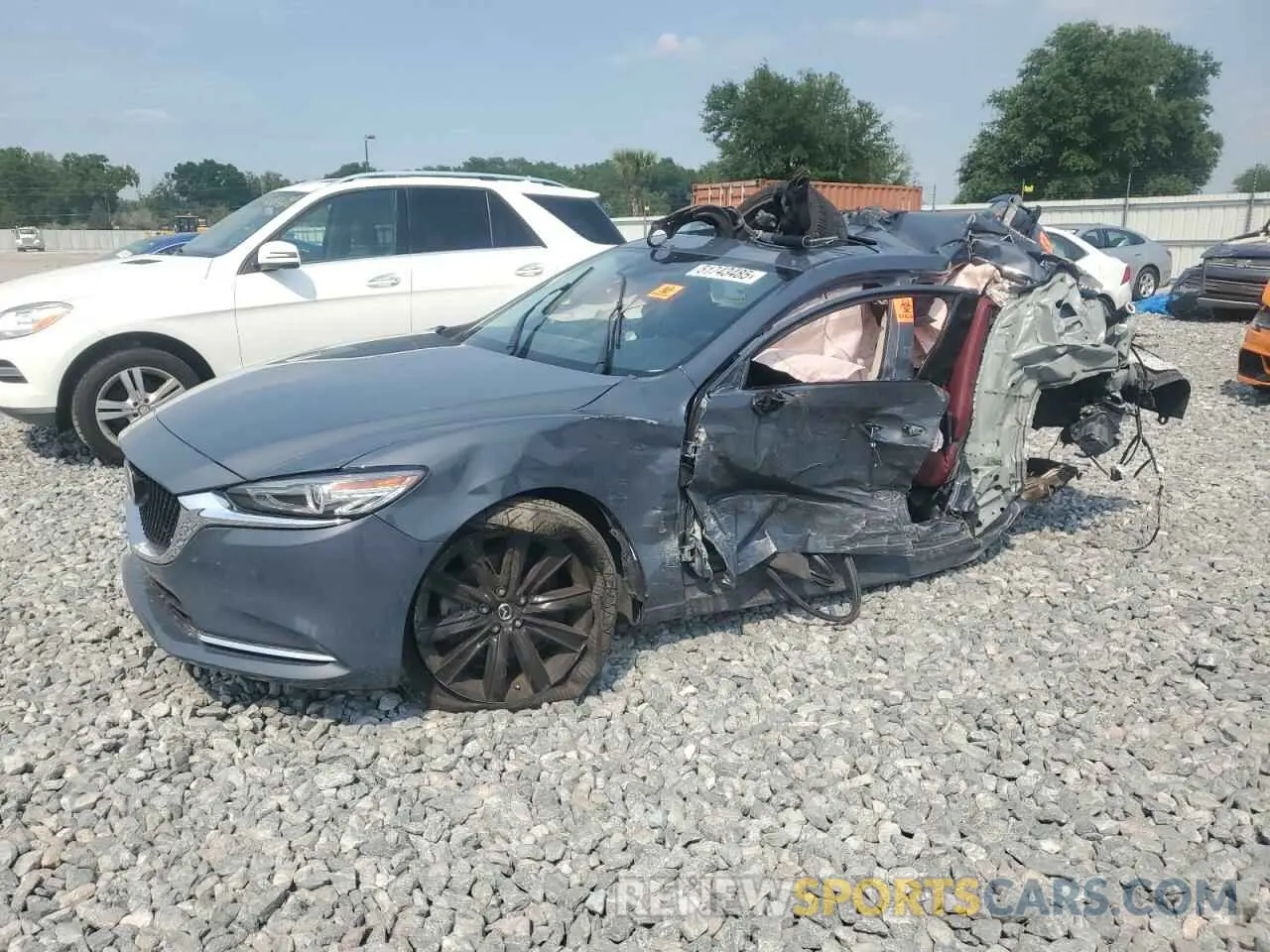 1 Photograph of a damaged car JM1GL1WY6M1606461 MAZDA 6 2021