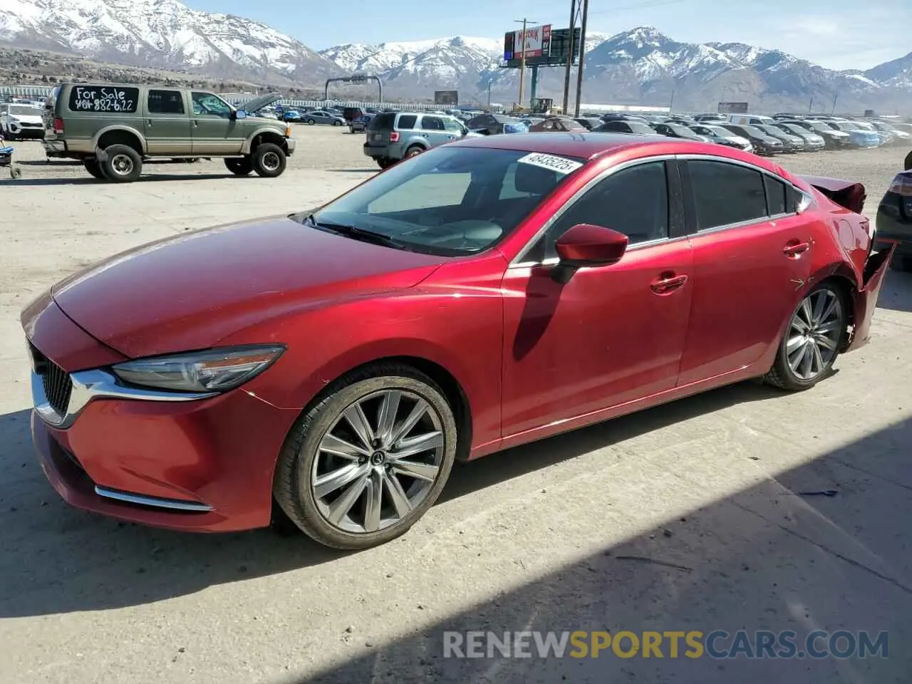 1 Photograph of a damaged car JM1GL1WY8M1605828 MAZDA 6 2021