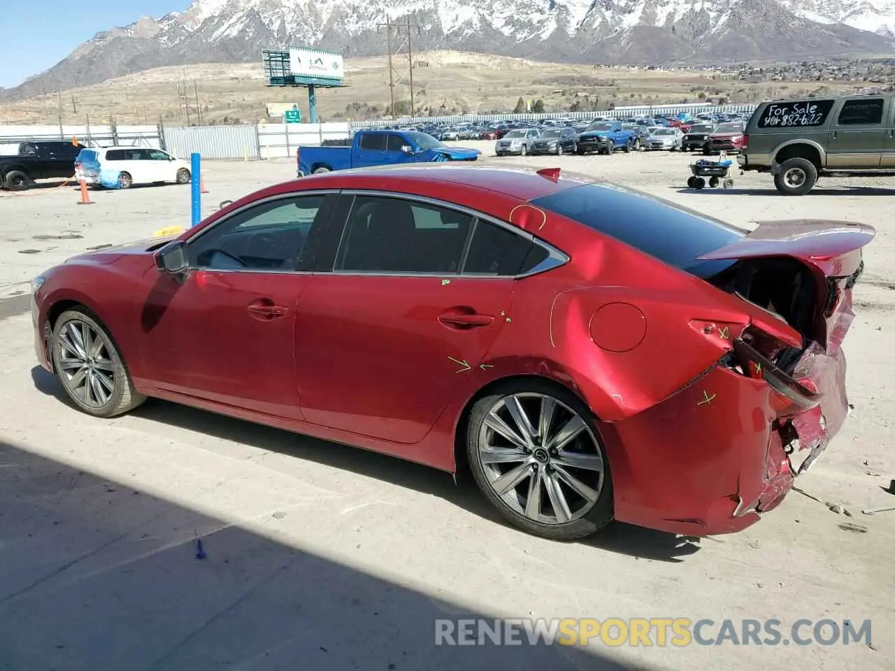 2 Photograph of a damaged car JM1GL1WY8M1605828 MAZDA 6 2021