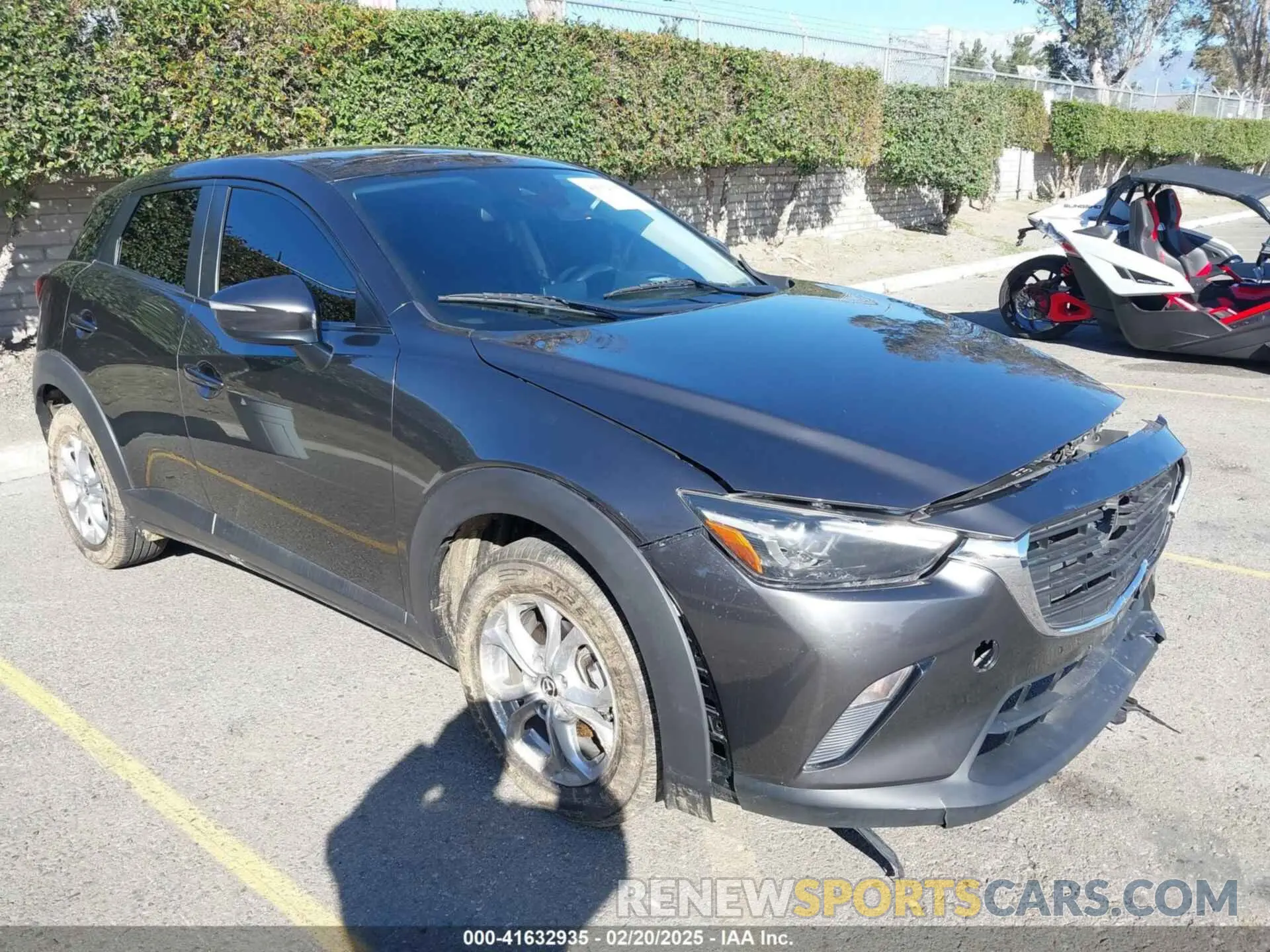 1 Photograph of a damaged car JM1DKDB70K1445493 MAZDA CX-3 2019