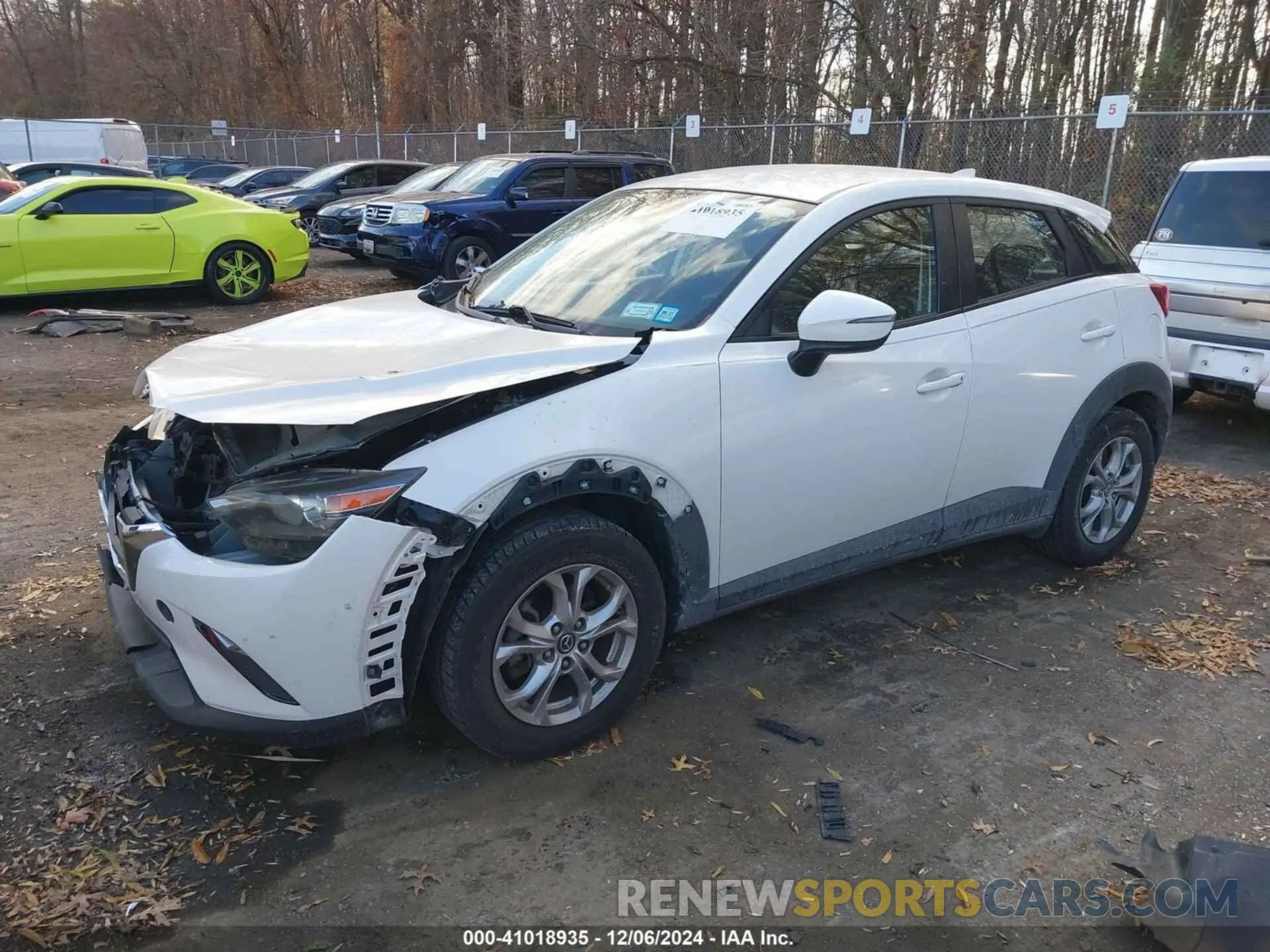 2 Photograph of a damaged car JM1DKDB73K1409779 MAZDA CX-3 2019