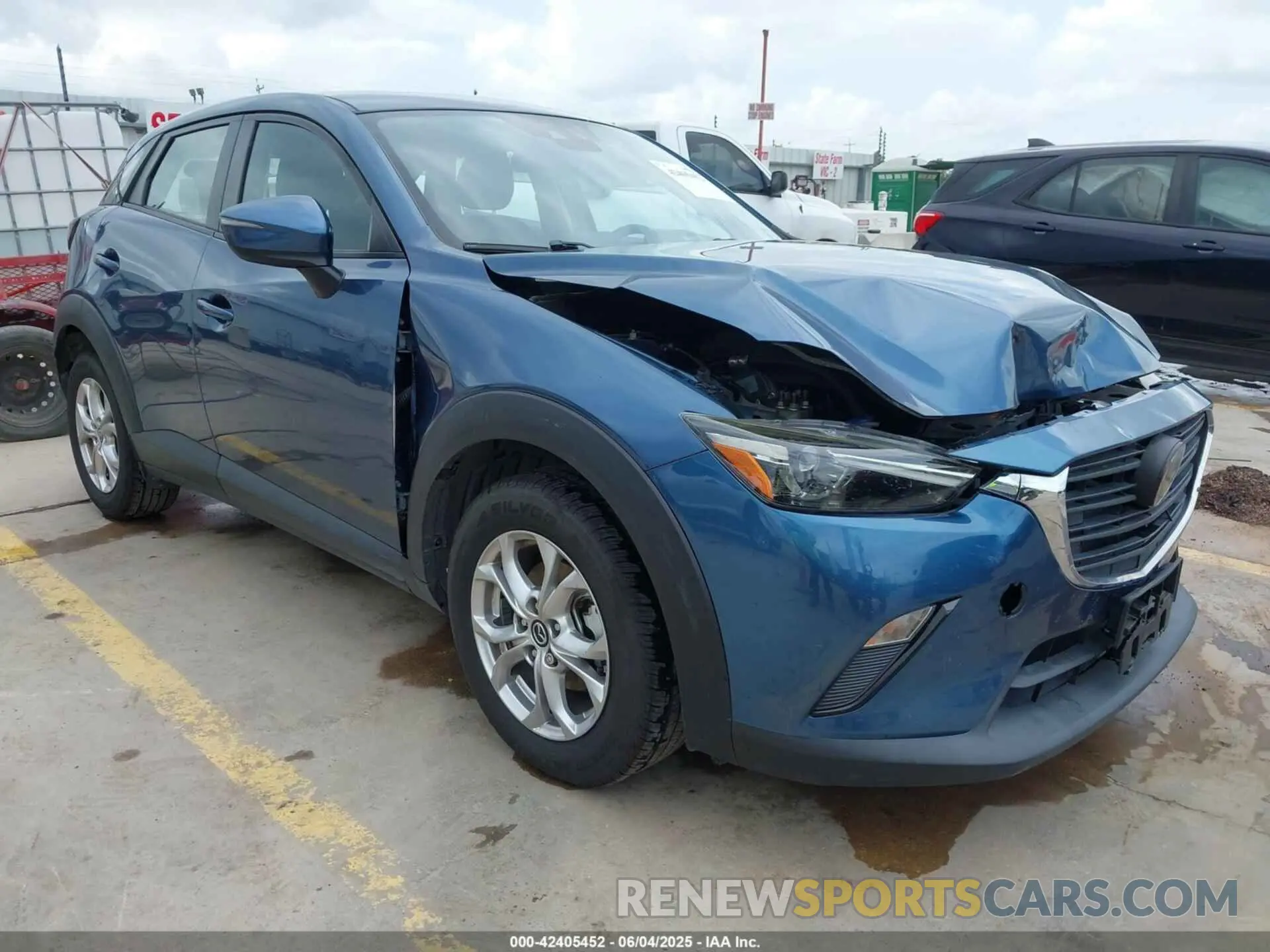 1 Photograph of a damaged car JM1DKDB73K1450154 MAZDA CX-3 2019