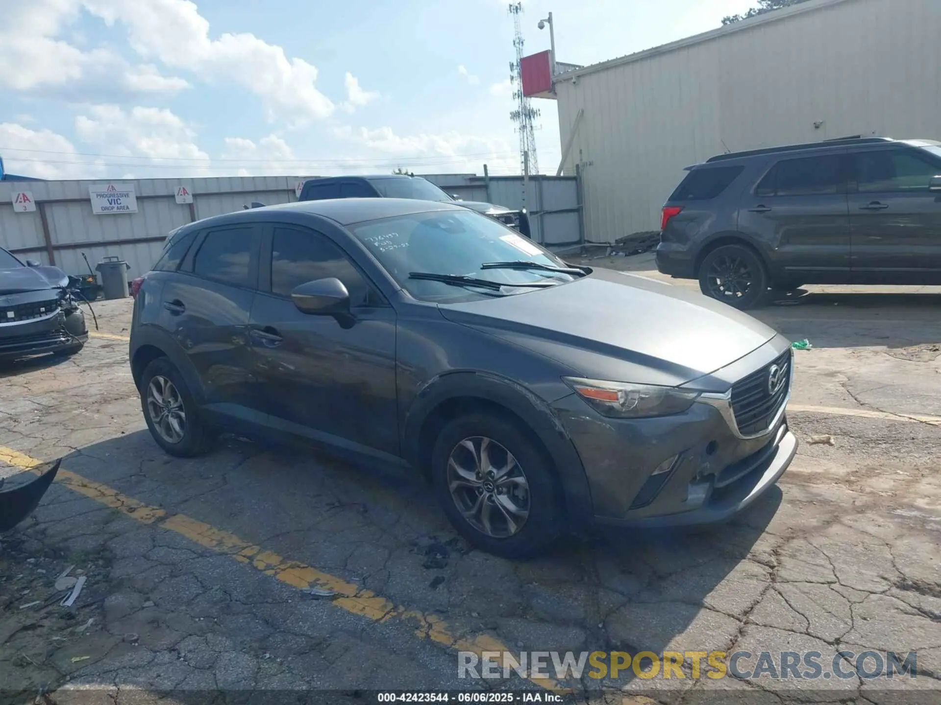 1 Photograph of a damaged car JM1DKDB73K1451255 MAZDA CX-3 2019