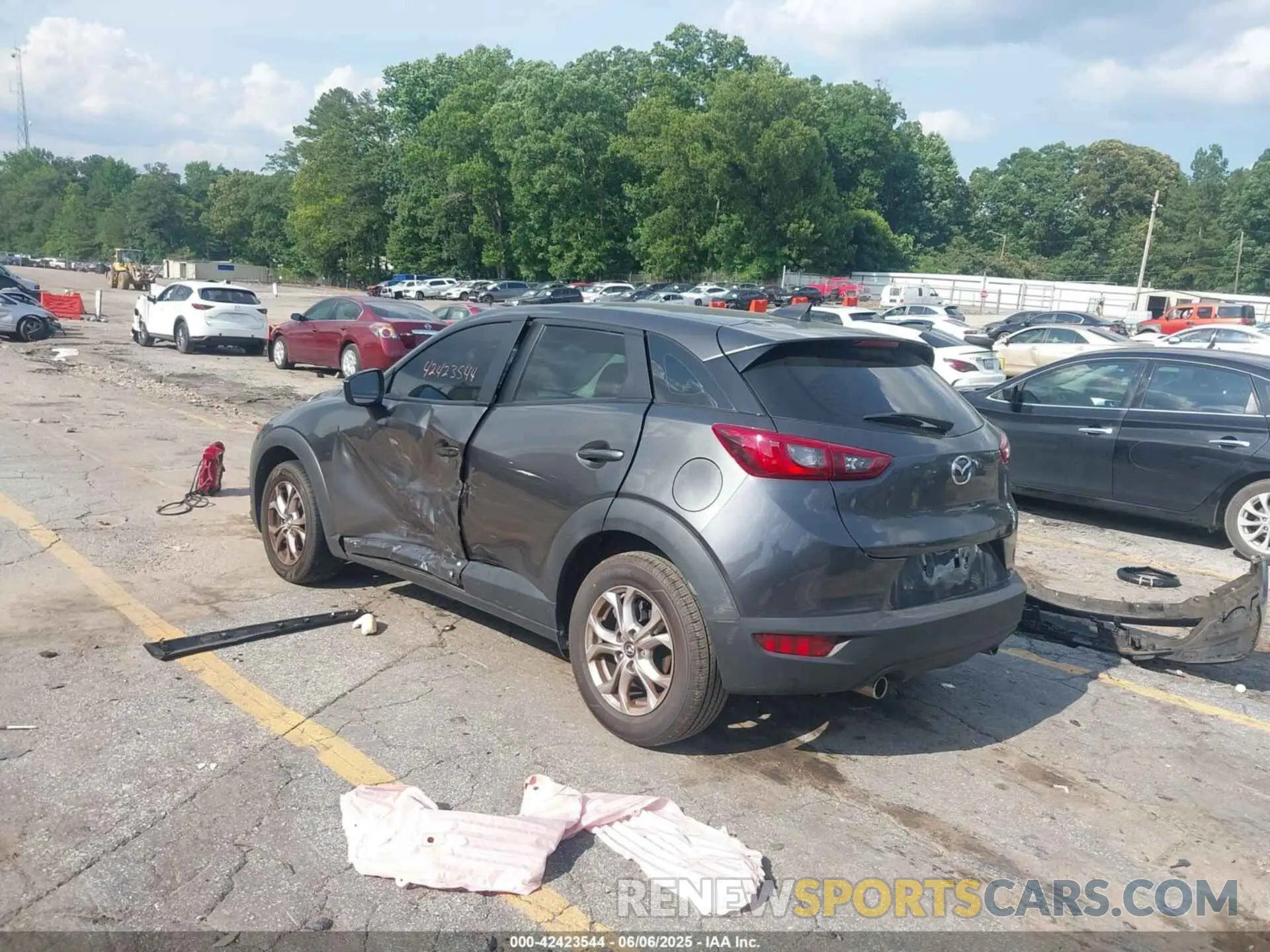 3 Photograph of a damaged car JM1DKDB73K1451255 MAZDA CX-3 2019