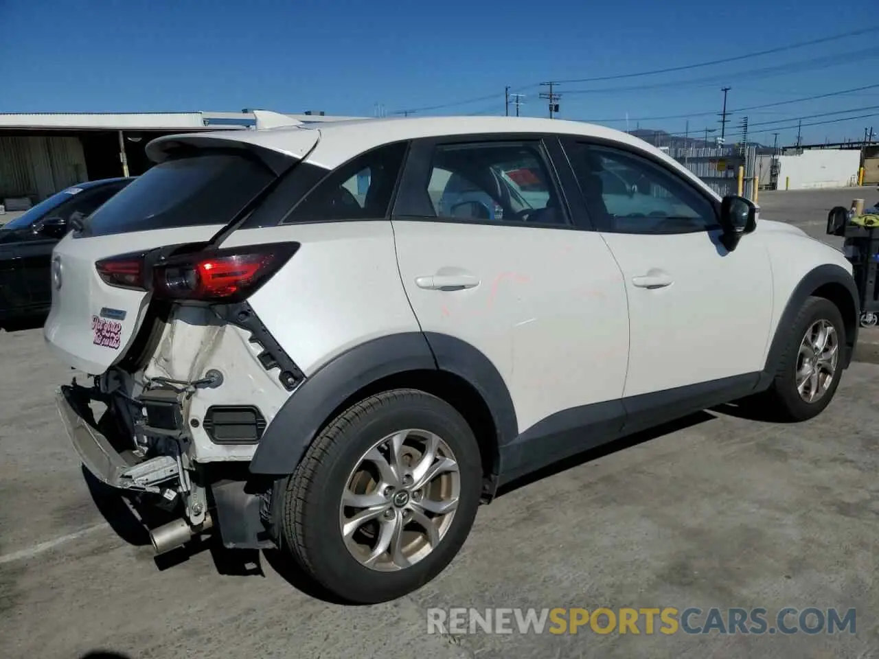3 Photograph of a damaged car JM1DKDB74K1447554 MAZDA CX-3 2019
