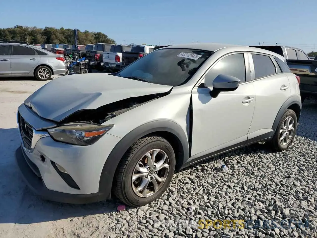 1 Photograph of a damaged car JM1DKDB75K1409489 MAZDA CX-3 2019