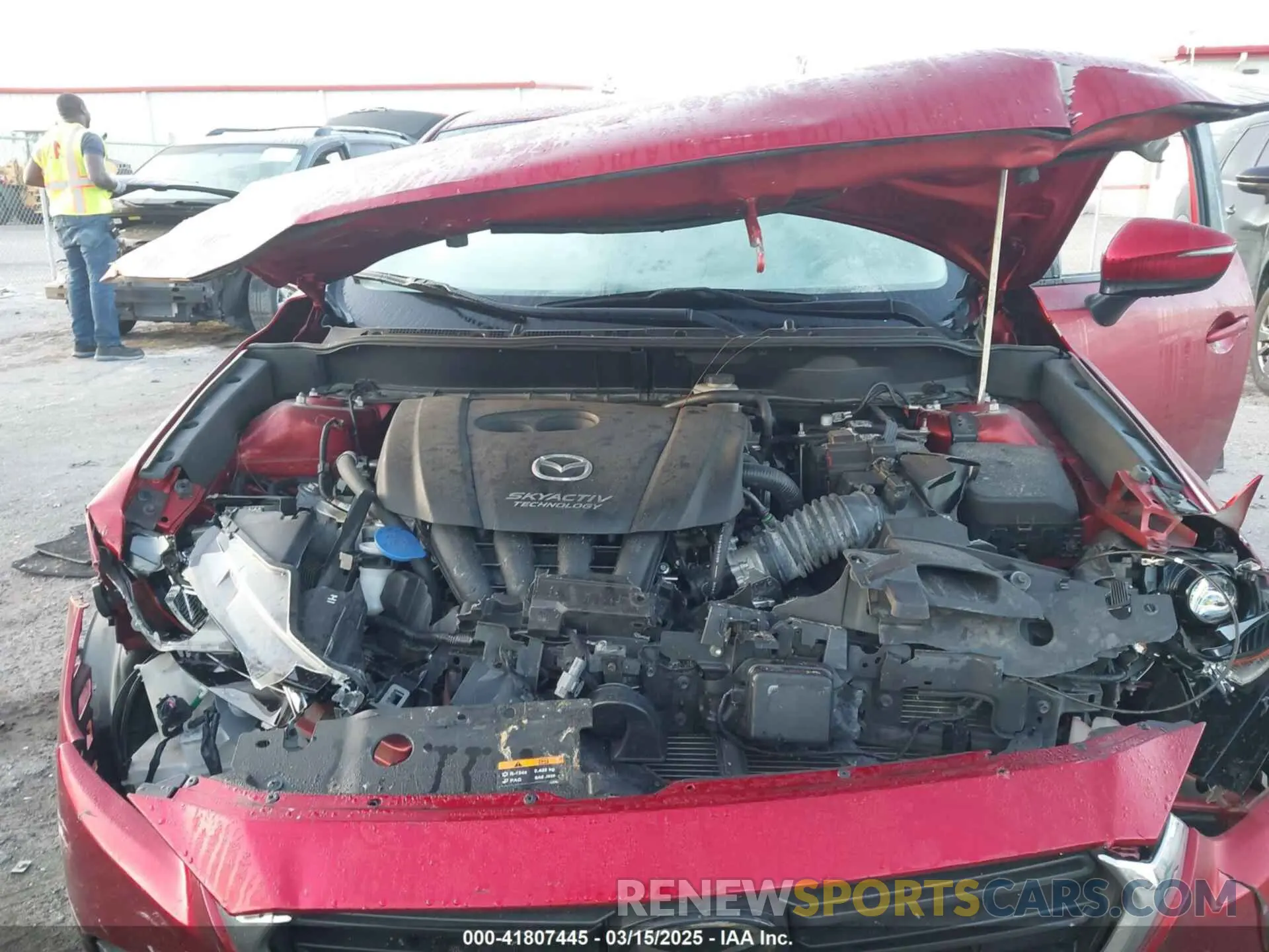 10 Photograph of a damaged car JM1DKDB78K0441908 MAZDA CX-3 2019
