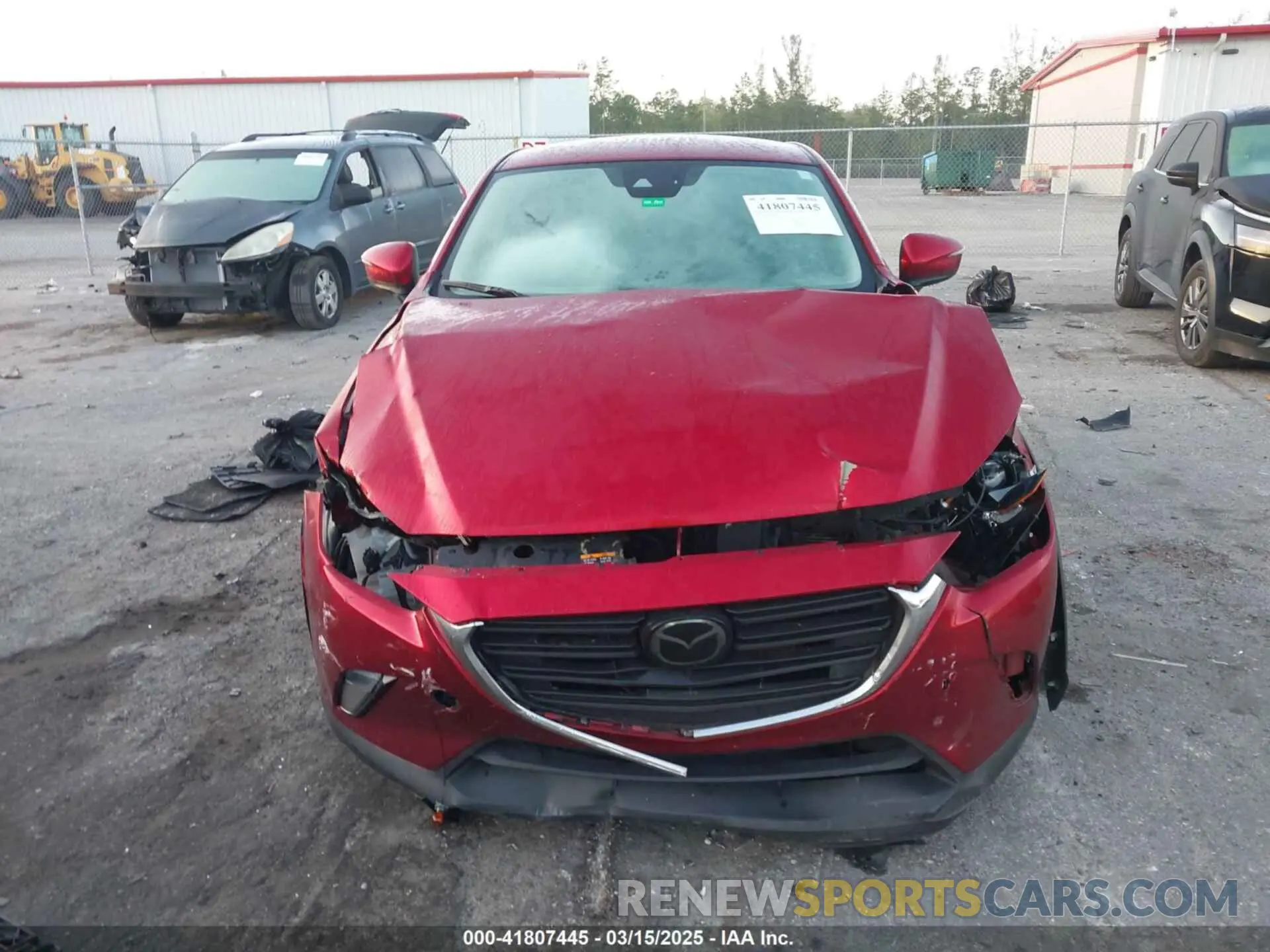 12 Photograph of a damaged car JM1DKDB78K0441908 MAZDA CX-3 2019