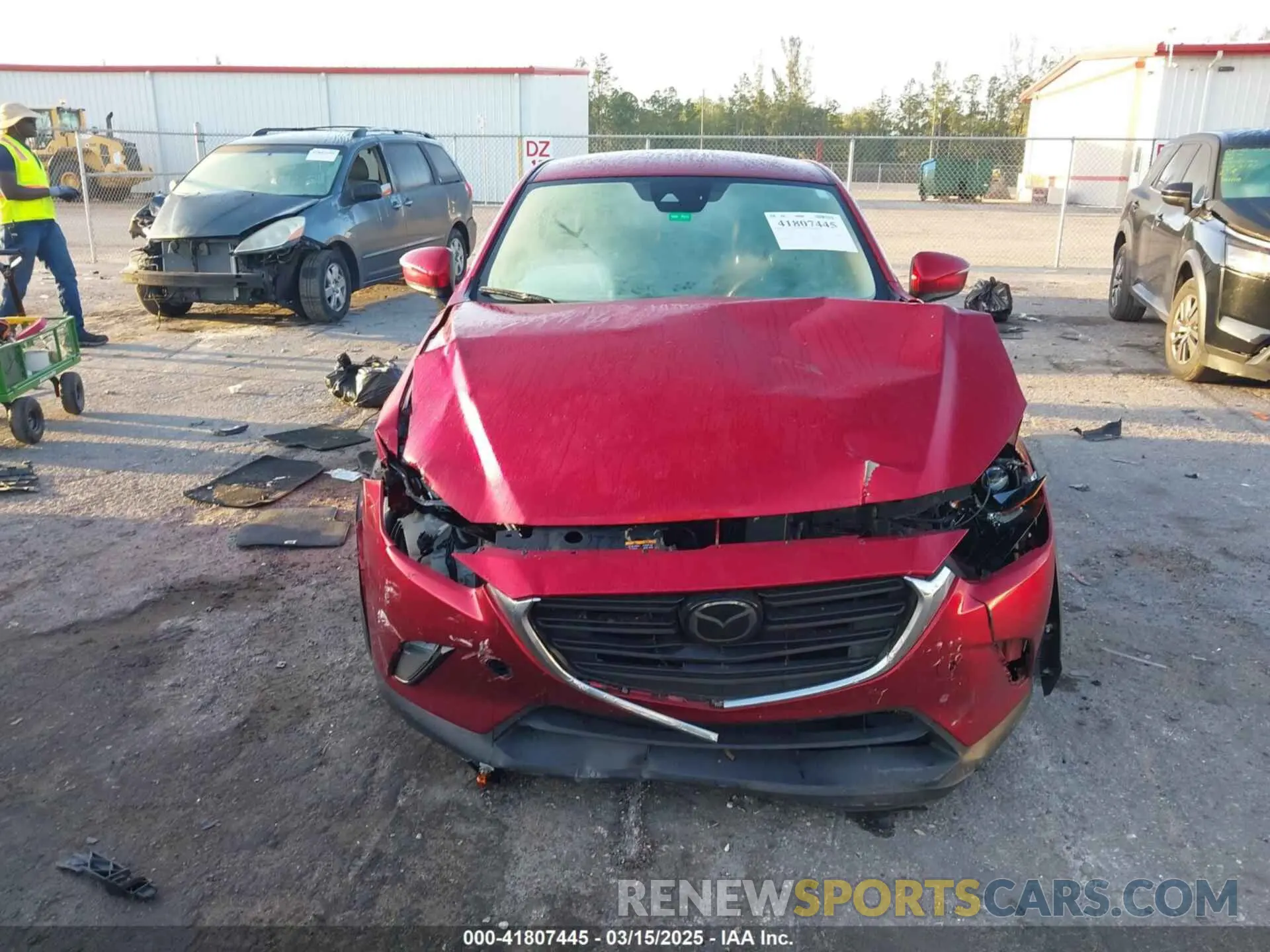 6 Photograph of a damaged car JM1DKDB78K0441908 MAZDA CX-3 2019