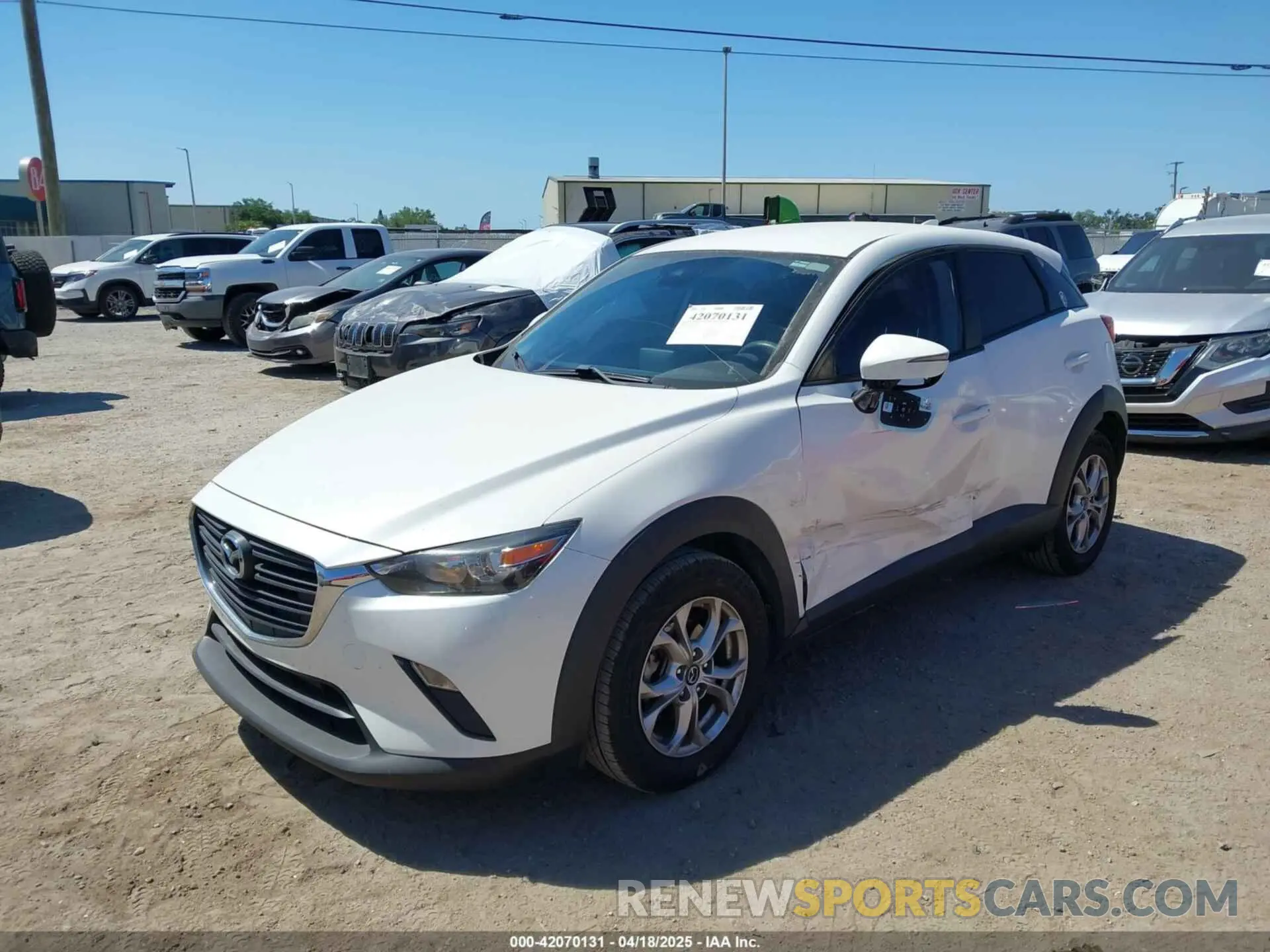 2 Photograph of a damaged car JM1DKDB79K0404043 MAZDA CX-3 2019
