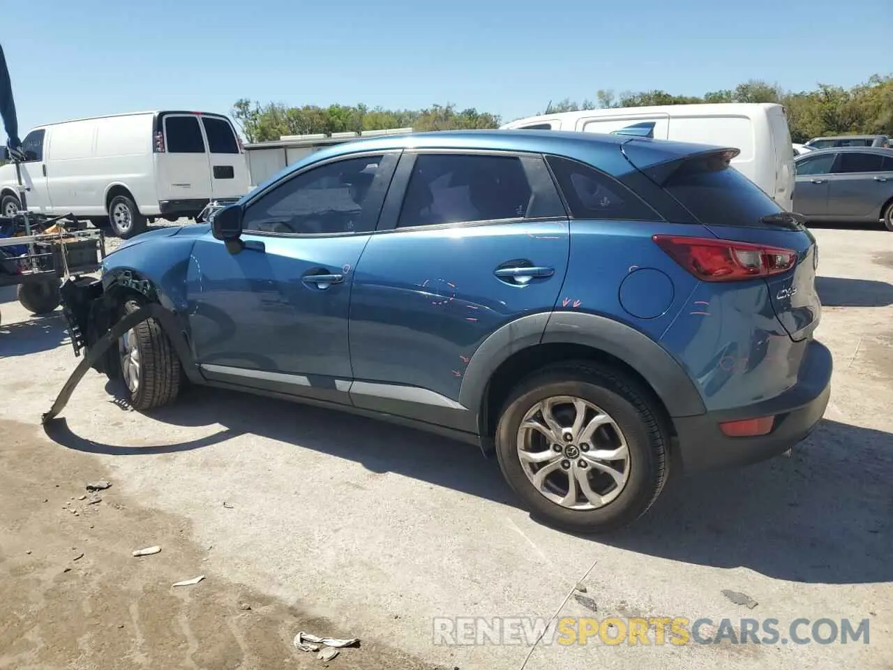 2 Photograph of a damaged car JM1DKDB79K0432117 MAZDA CX-3 2019