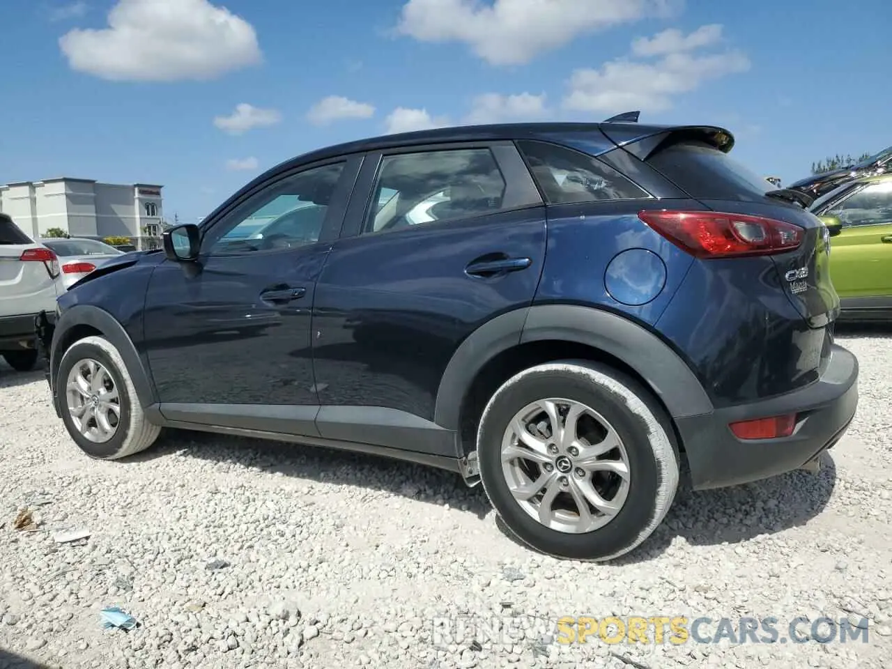 2 Photograph of a damaged car JM1DKDB7XK1454217 MAZDA CX-3 2019