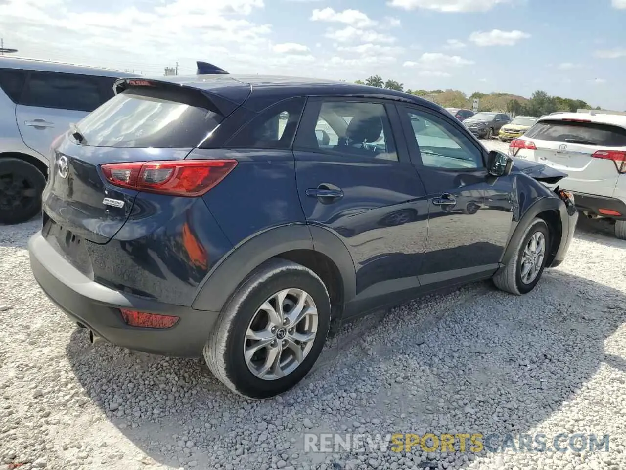 3 Photograph of a damaged car JM1DKDB7XK1454217 MAZDA CX-3 2019