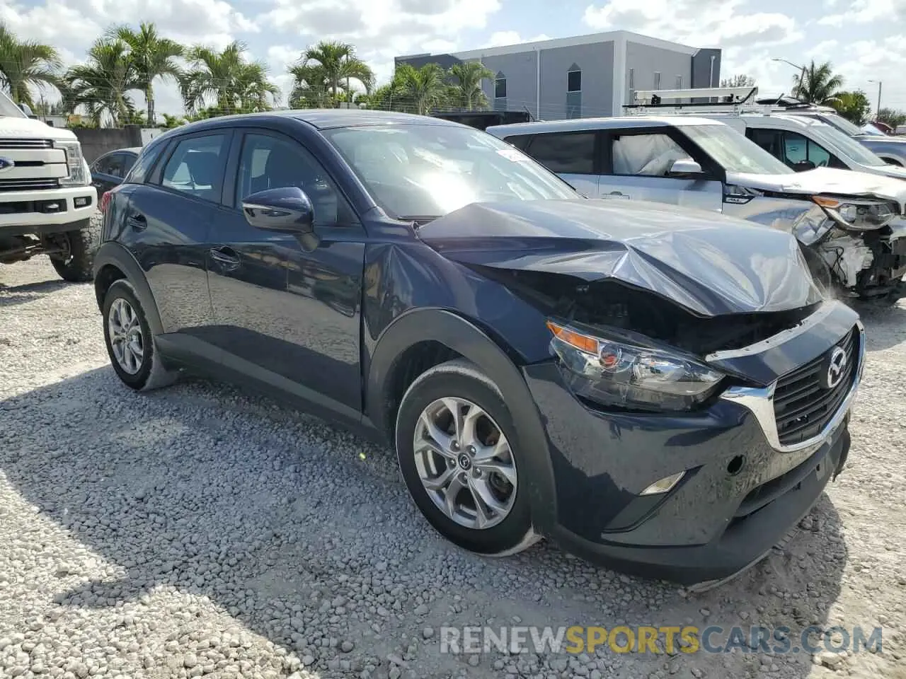 4 Photograph of a damaged car JM1DKDB7XK1454217 MAZDA CX-3 2019