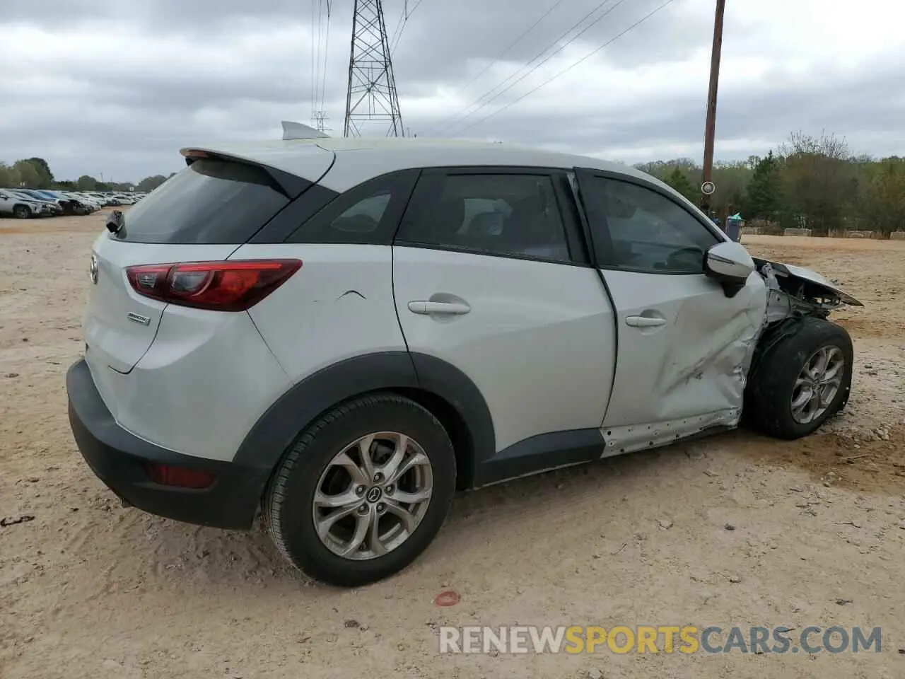 3 Photograph of a damaged car JM1DKDB7XK1454654 MAZDA CX-3 2019