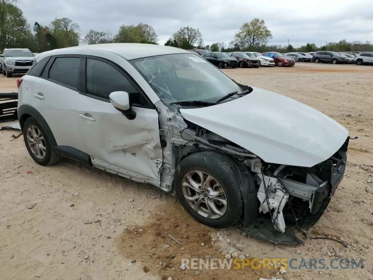 4 Photograph of a damaged car JM1DKDB7XK1454654 MAZDA CX-3 2019