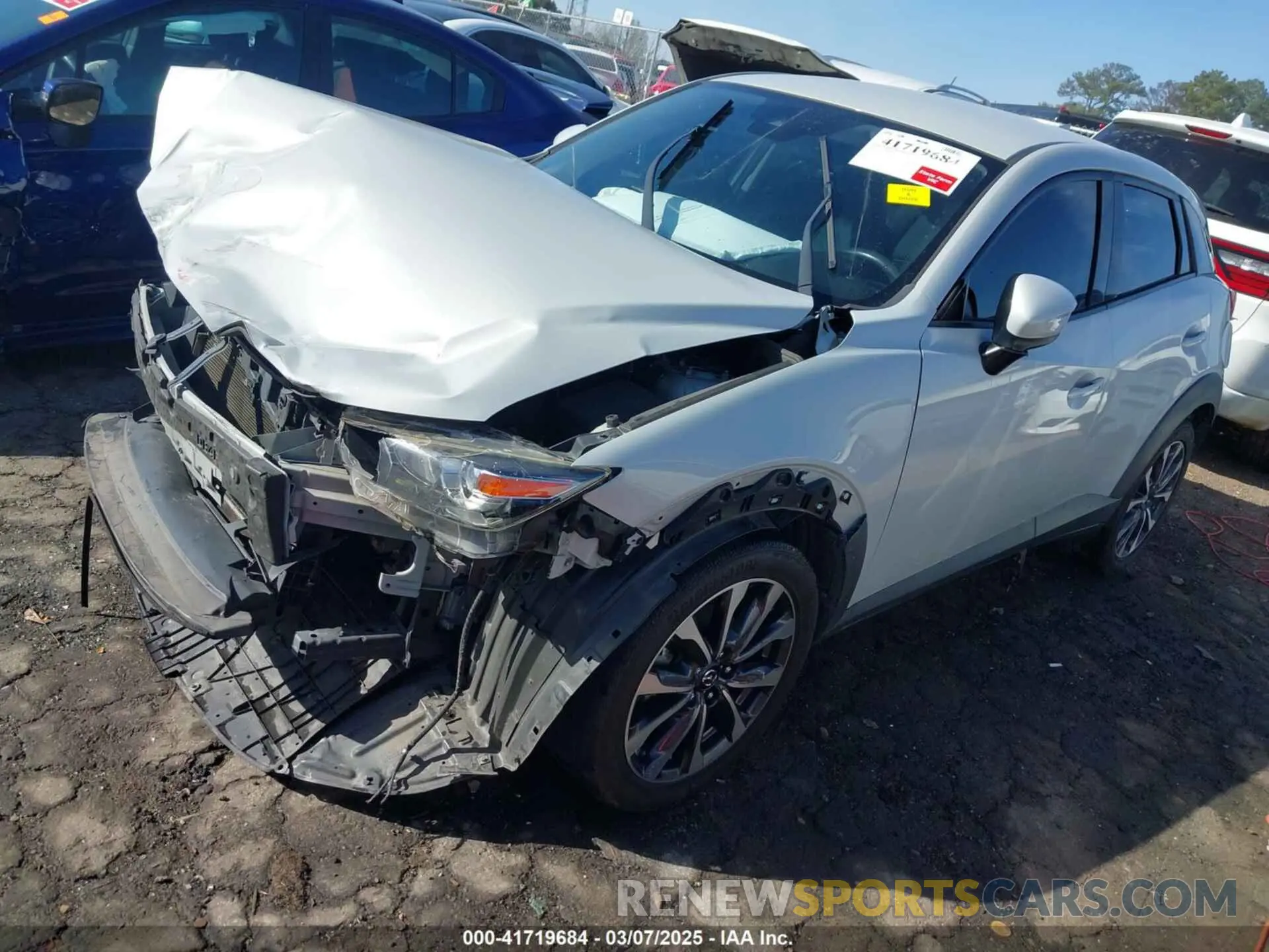 2 Photograph of a damaged car JM1DKDC70K1406403 MAZDA CX-3 2019