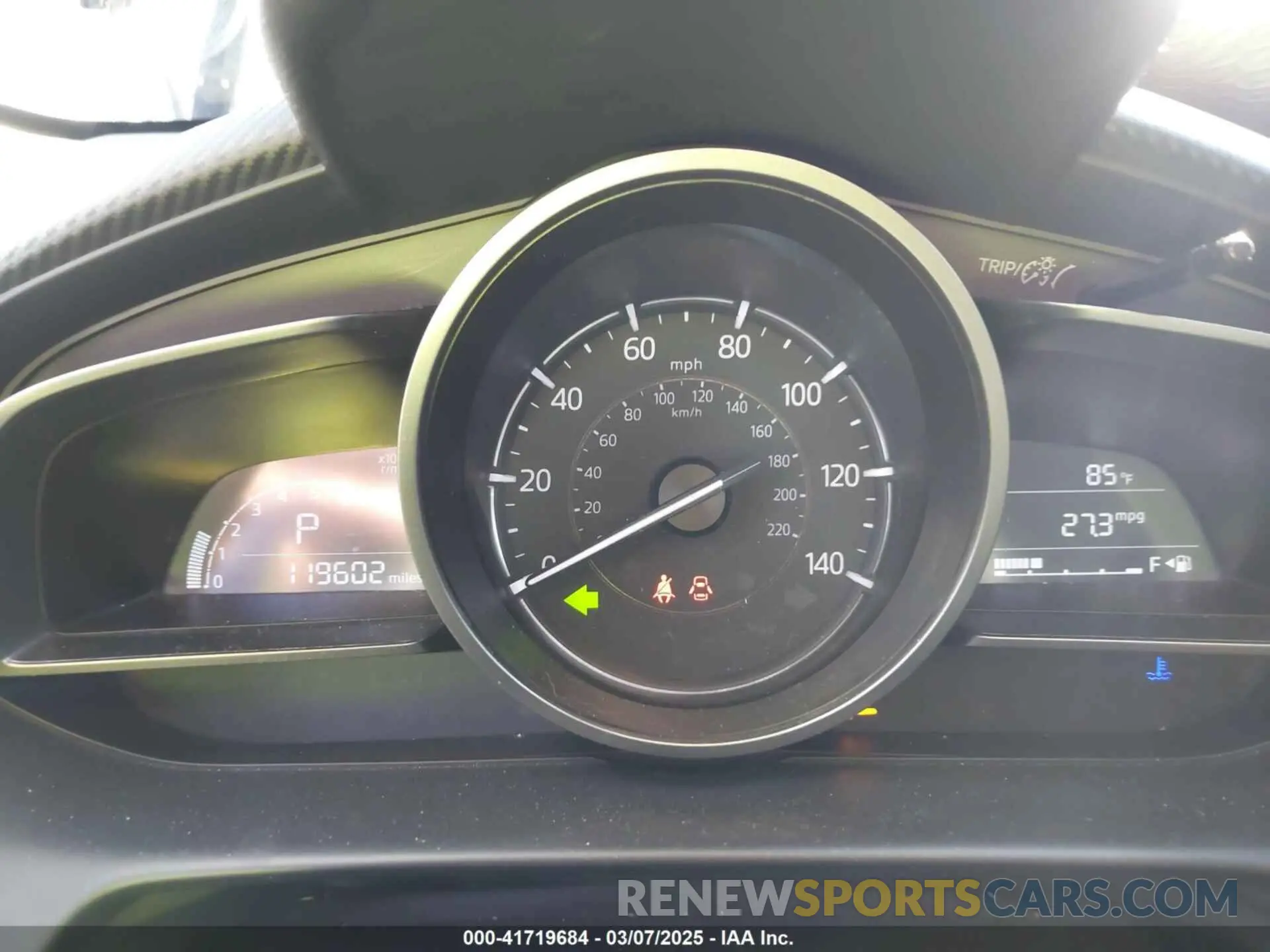 7 Photograph of a damaged car JM1DKDC70K1406403 MAZDA CX-3 2019