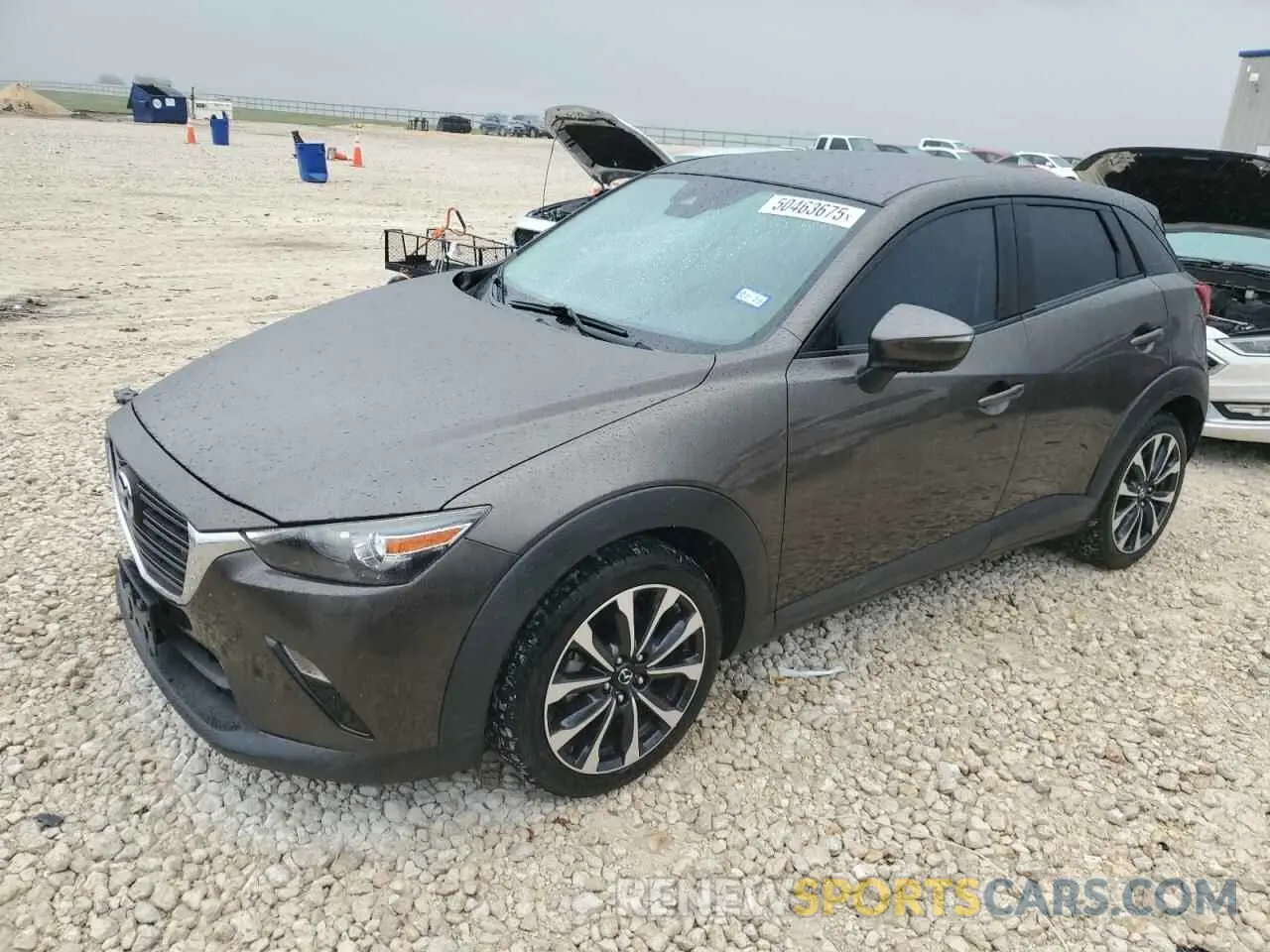 1 Photograph of a damaged car JM1DKDC71K1408158 MAZDA CX-3 2019