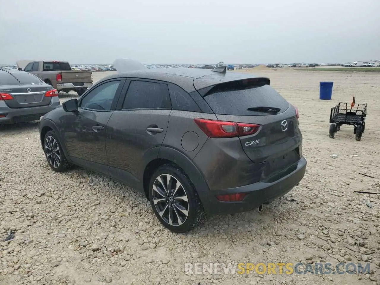 2 Photograph of a damaged car JM1DKDC71K1408158 MAZDA CX-3 2019