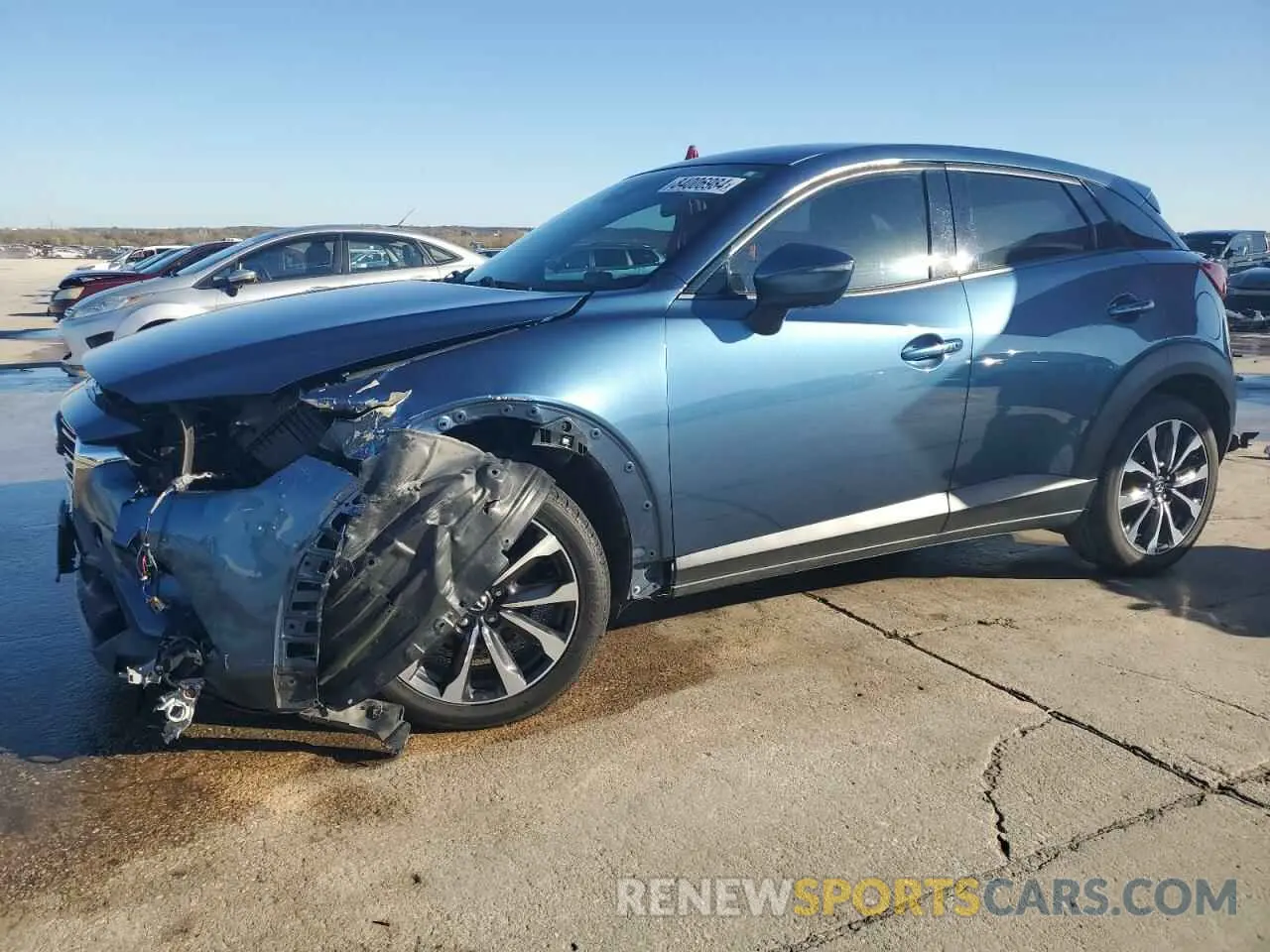 1 Photograph of a damaged car JM1DKDC71K1446750 MAZDA CX-3 2019
