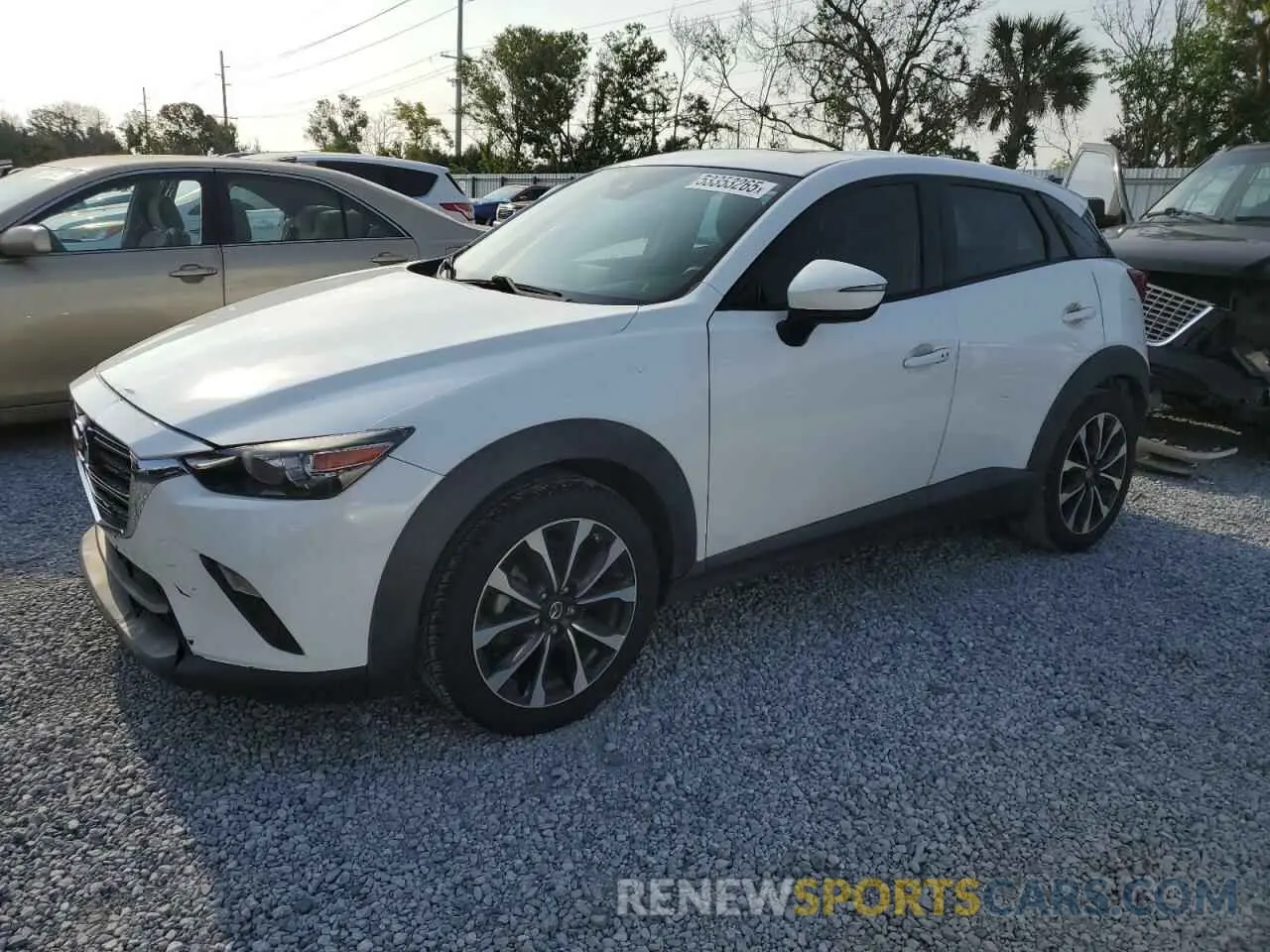 1 Photograph of a damaged car JM1DKDC76K1401187 MAZDA CX-3 2019