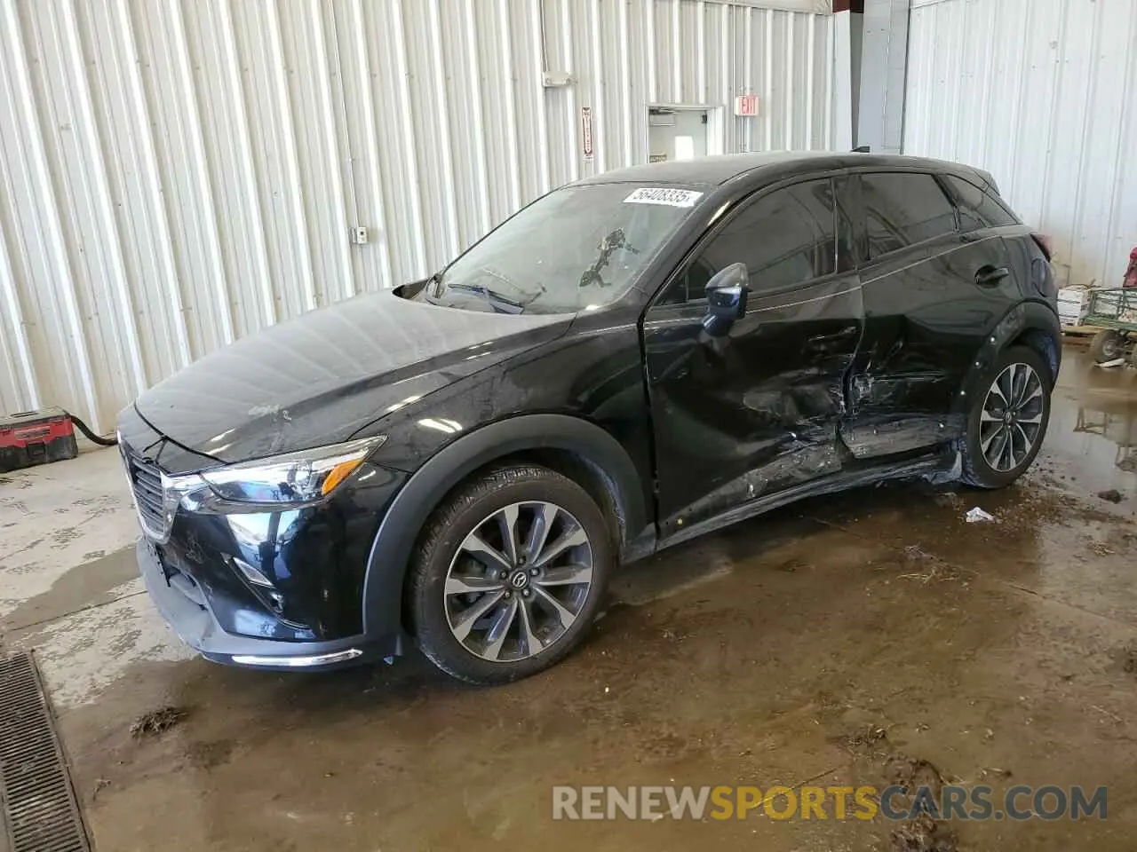 1 Photograph of a damaged car JM1DKDD72K1401203 MAZDA CX-3 2019