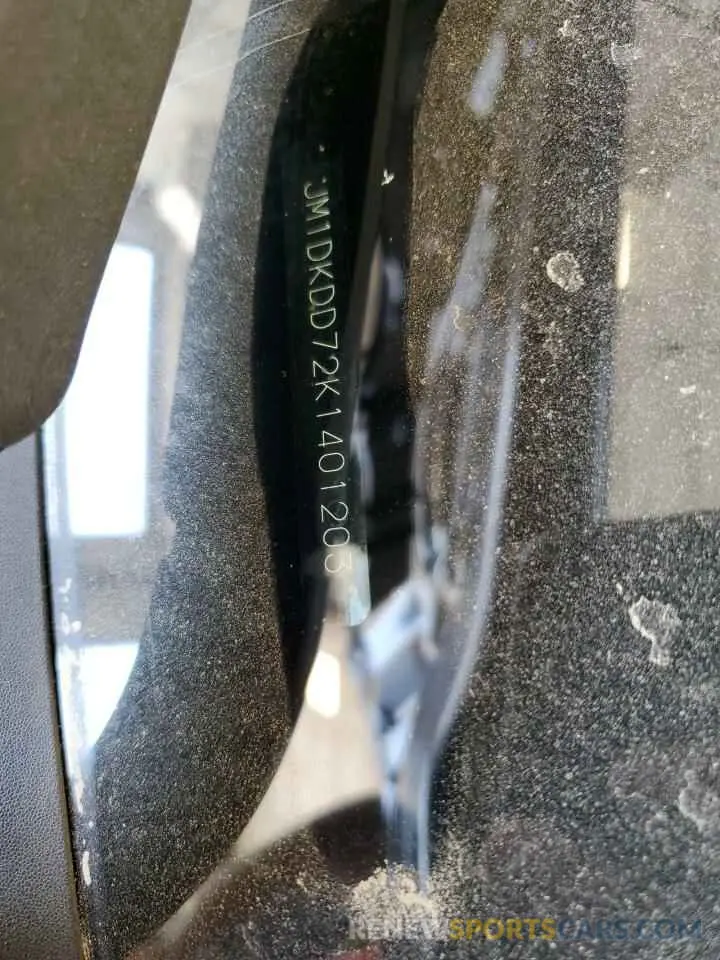 12 Photograph of a damaged car JM1DKDD72K1401203 MAZDA CX-3 2019