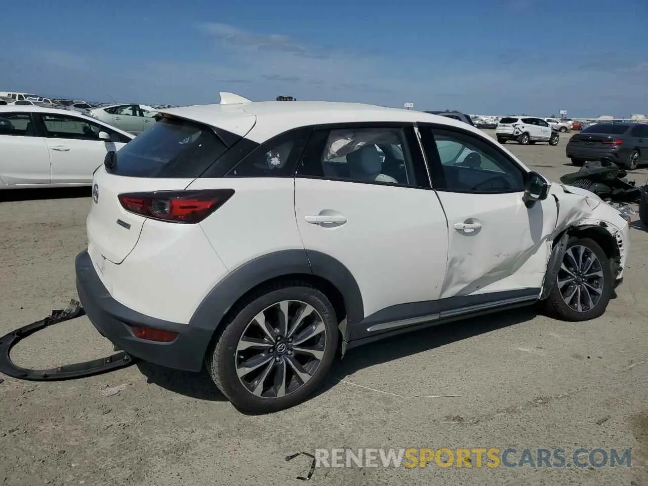3 Photograph of a damaged car JM1DKDD76K0436980 MAZDA CX-3 2019
