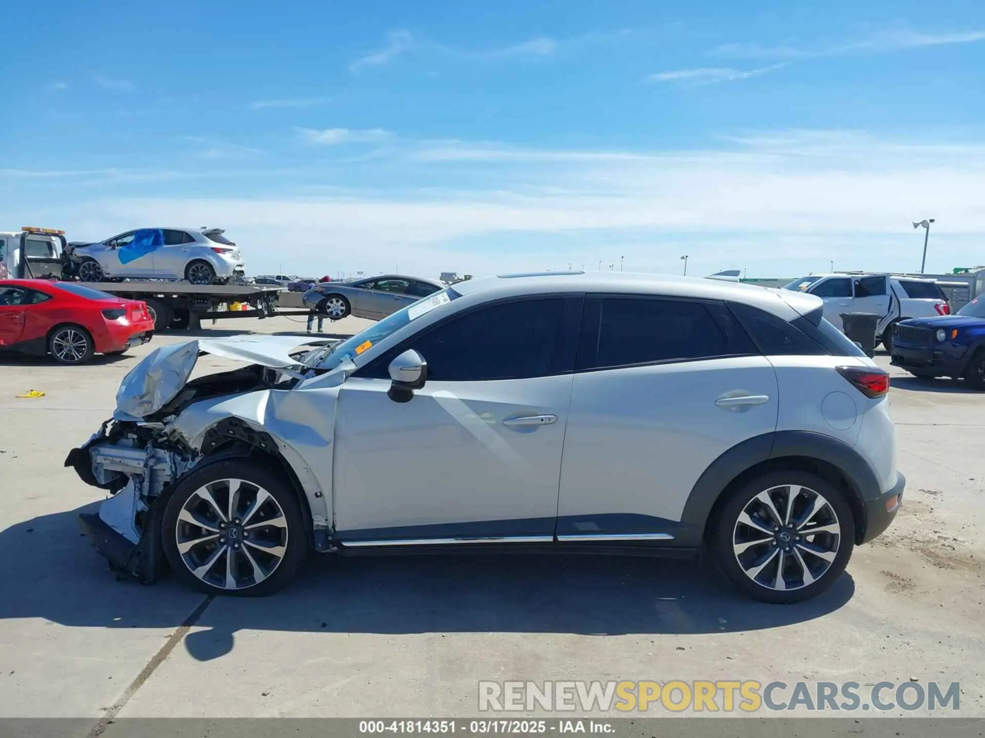 15 Photograph of a damaged car JM1DKDD78K0408033 MAZDA CX-3 2019