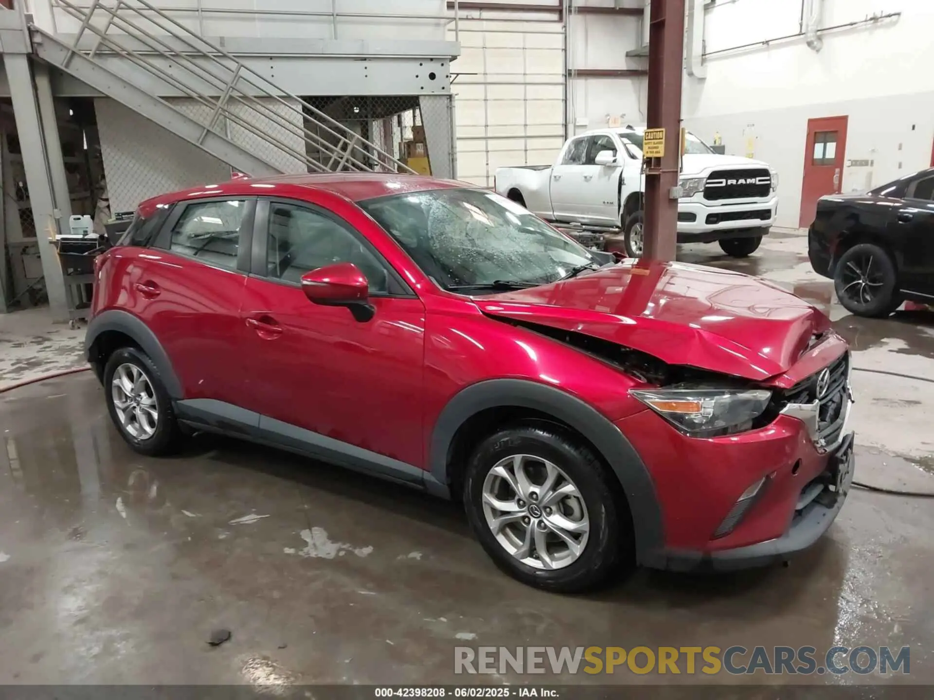 1 Photograph of a damaged car JM1DKFB70K0423396 MAZDA CX-3 2019