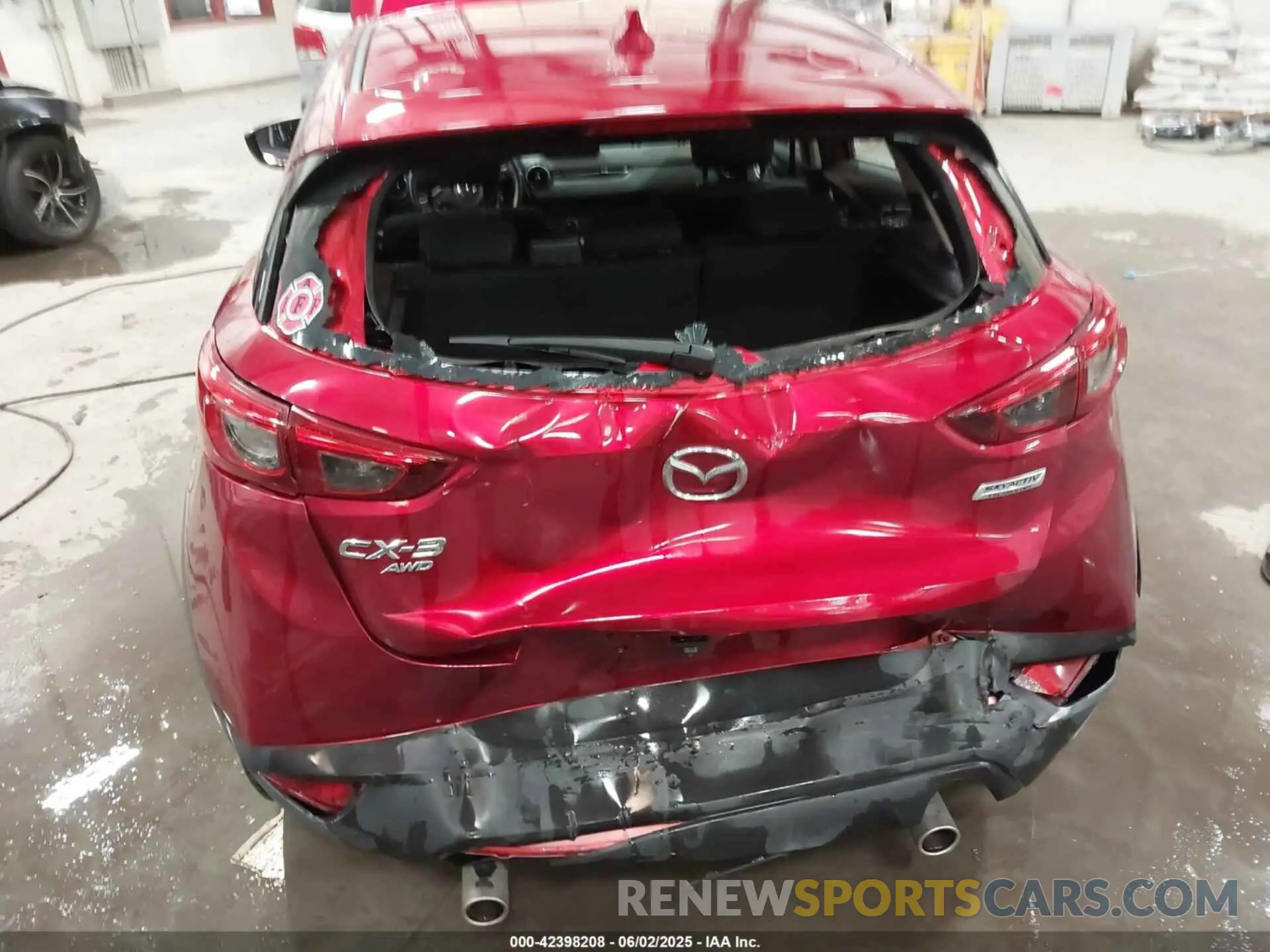6 Photograph of a damaged car JM1DKFB70K0423396 MAZDA CX-3 2019