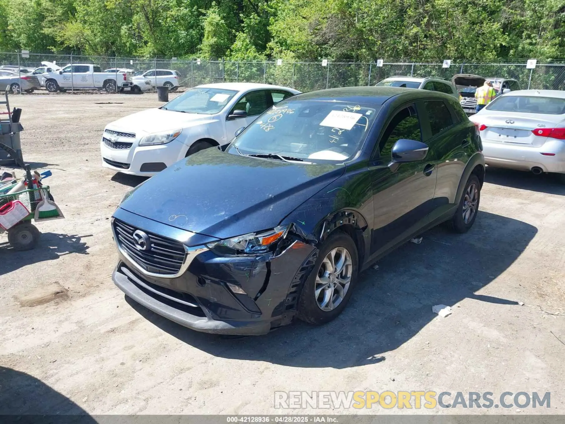 2 Photograph of a damaged car JM1DKFB70K1451421 MAZDA CX-3 2019