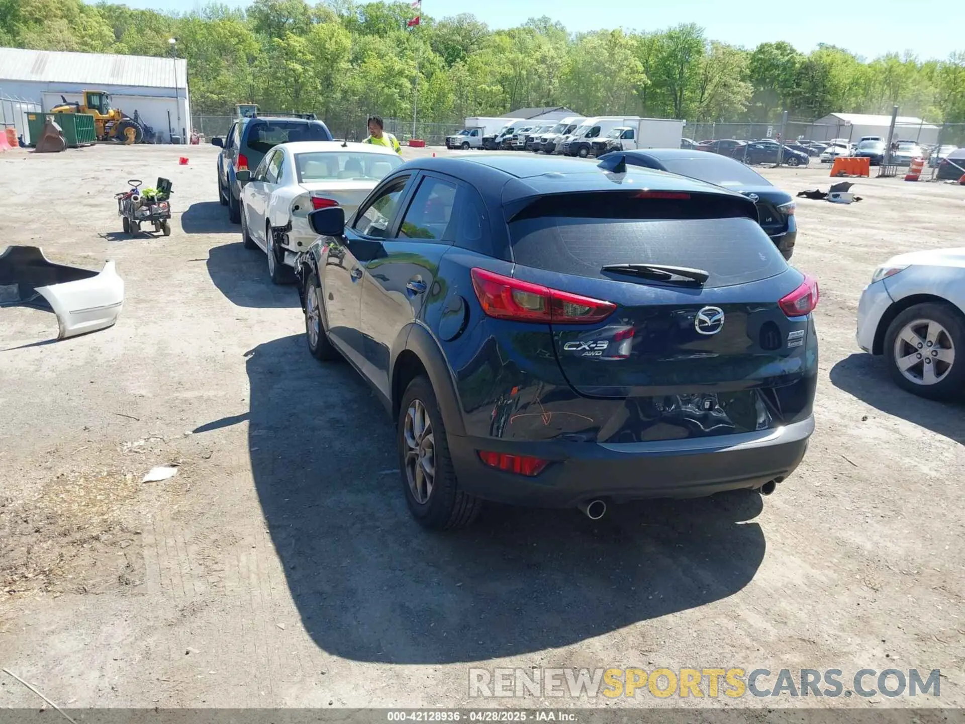 3 Photograph of a damaged car JM1DKFB70K1451421 MAZDA CX-3 2019